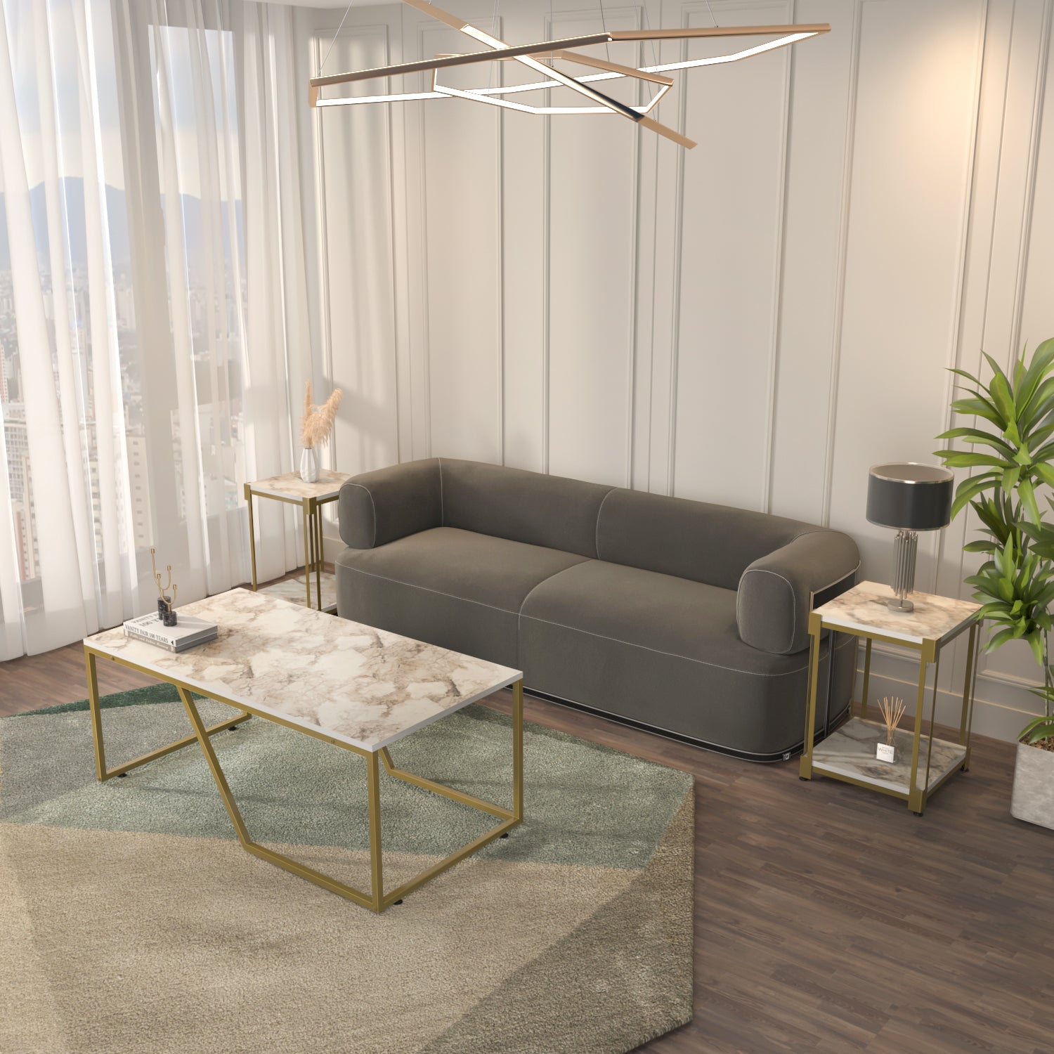 Wendy & Zenas Living Room Table Set