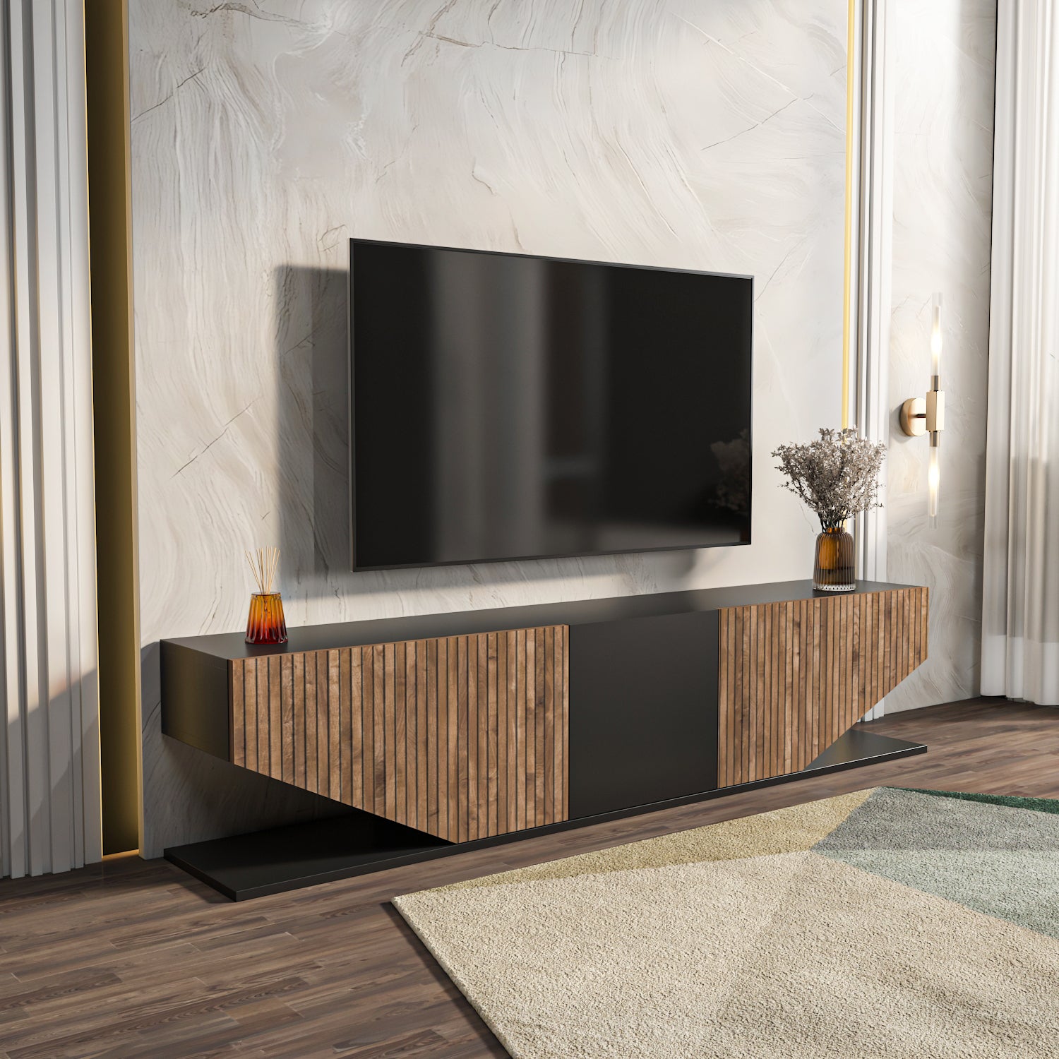 Incia 71'' TV Stand Media Console for Up to 75'' TVs