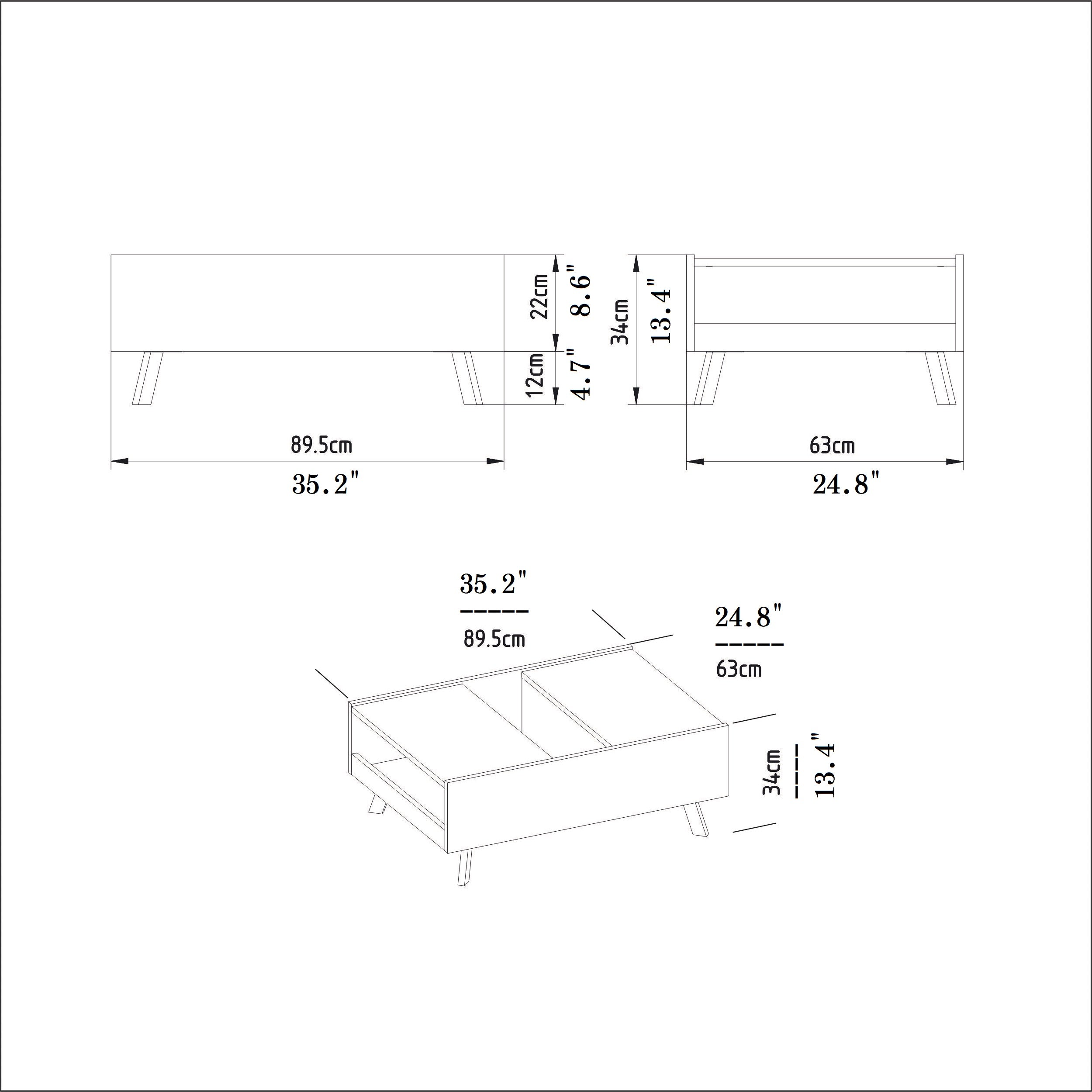 Frida Coffee Table - Ephesus Marble & Gold