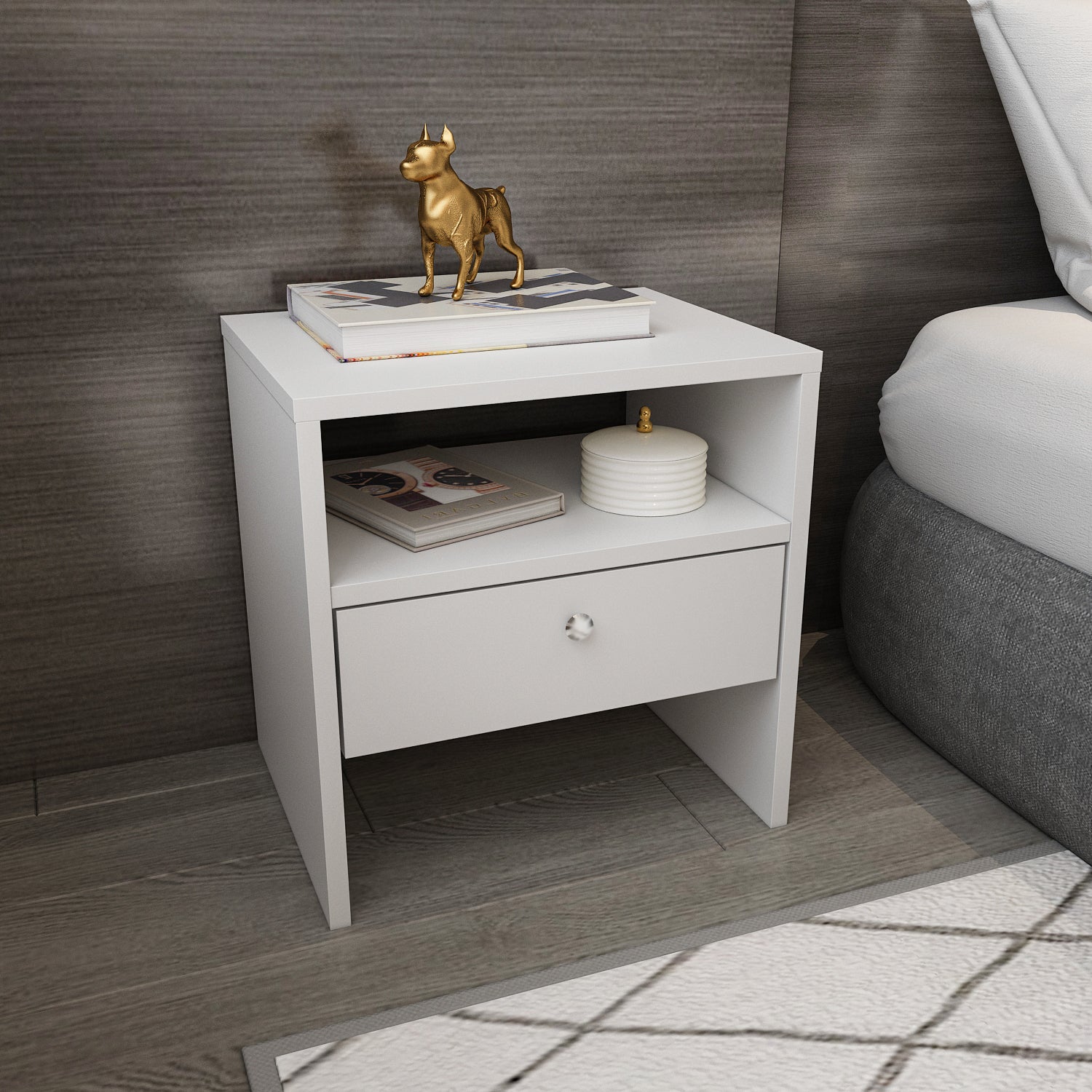 NOVA NIGHTSTAND WHITE