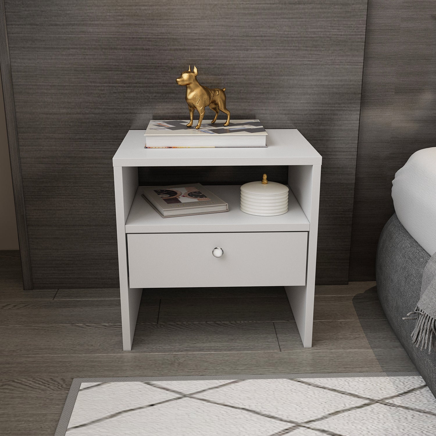 NOVA NIGHTSTAND WHITE
