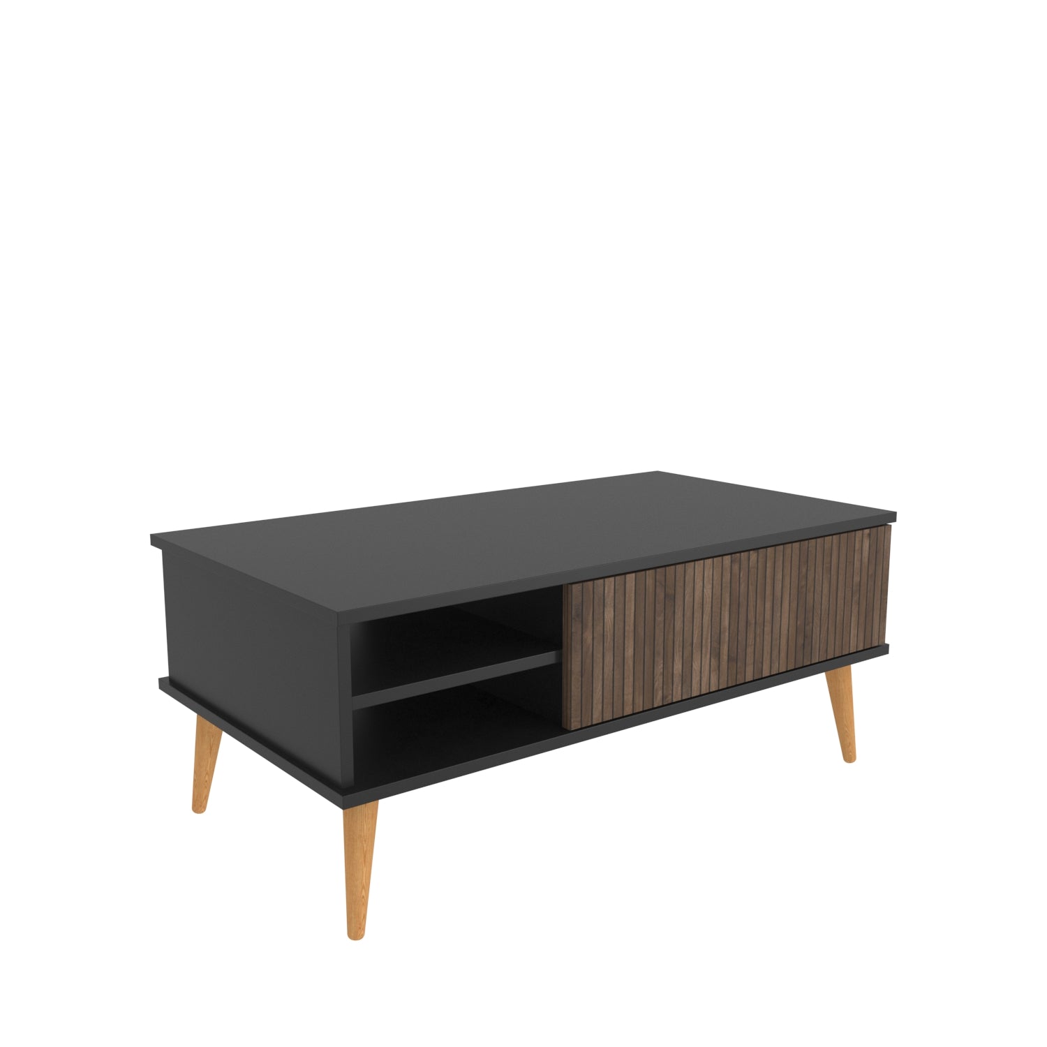 Como 47" Wide Coffee Table with Cabinet