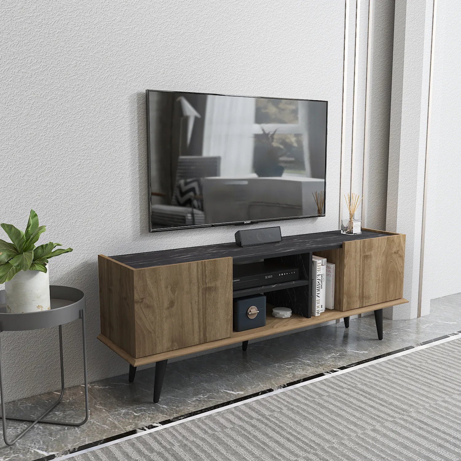 Ekvador 63" Wide TV Stand for TVs up to 72" | Media Console