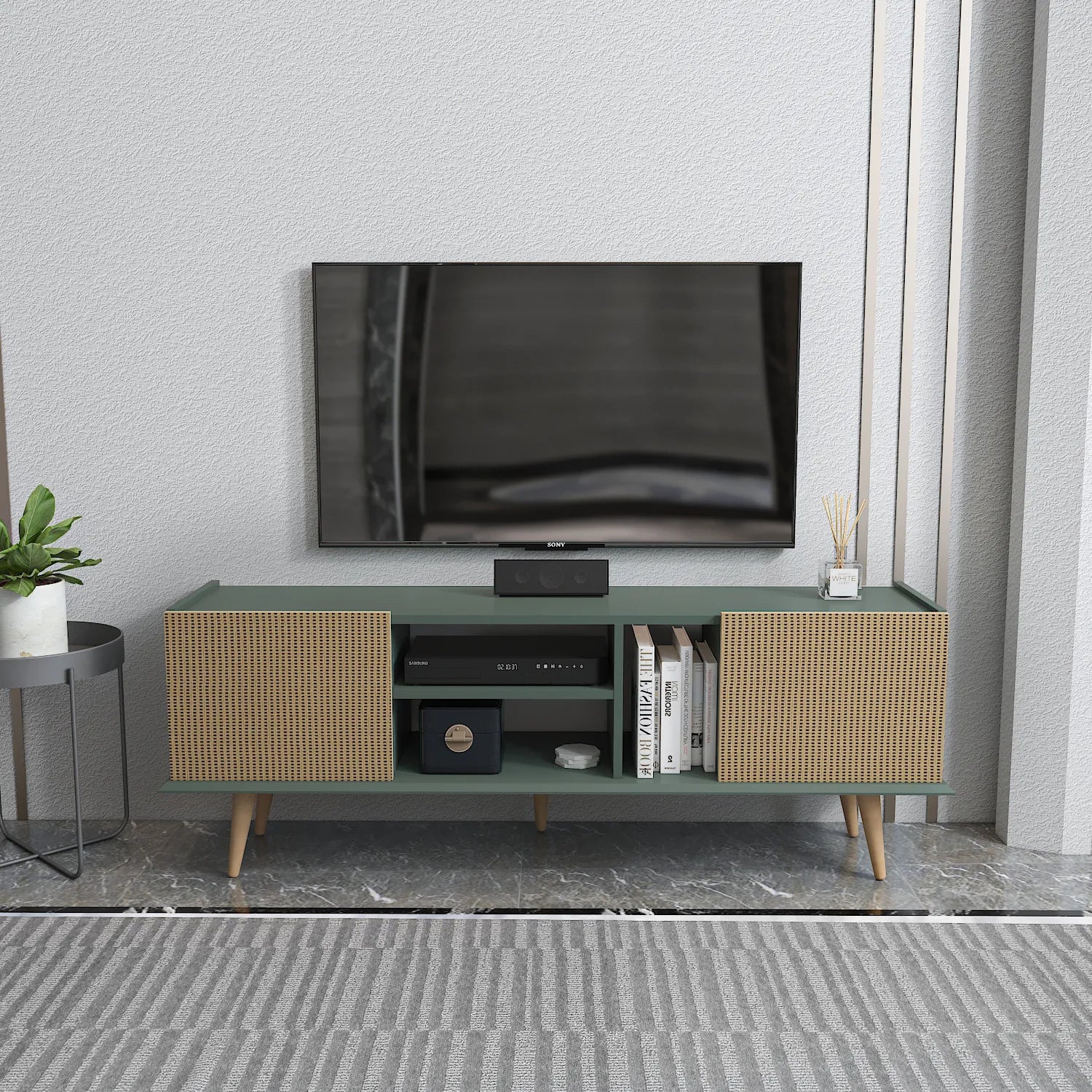 Ekvador 63" Wide TV Stand for TVs up to 72" | Media Console