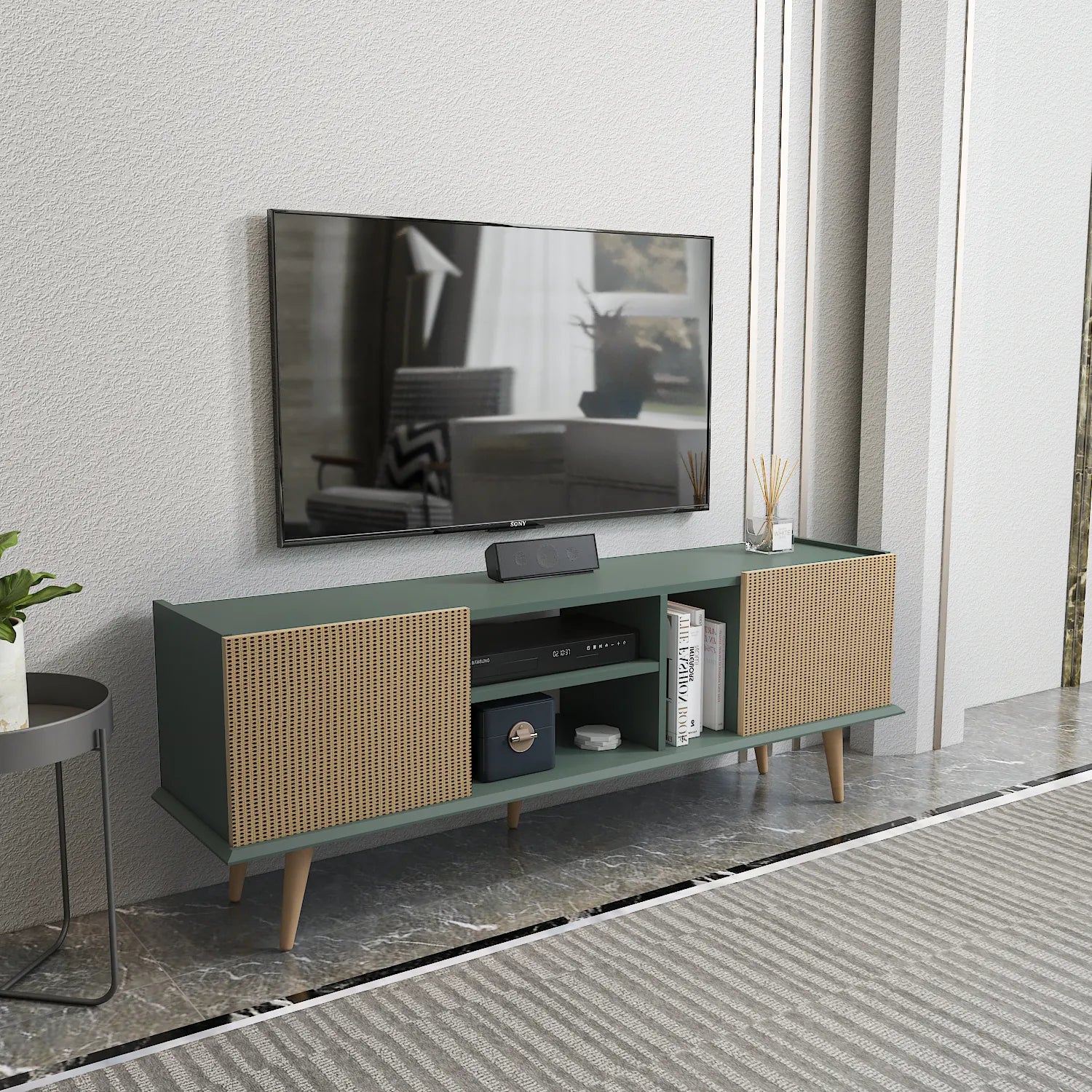 Ekvador 63" Wide TV Stand for TVs up to 72" | Media Console
