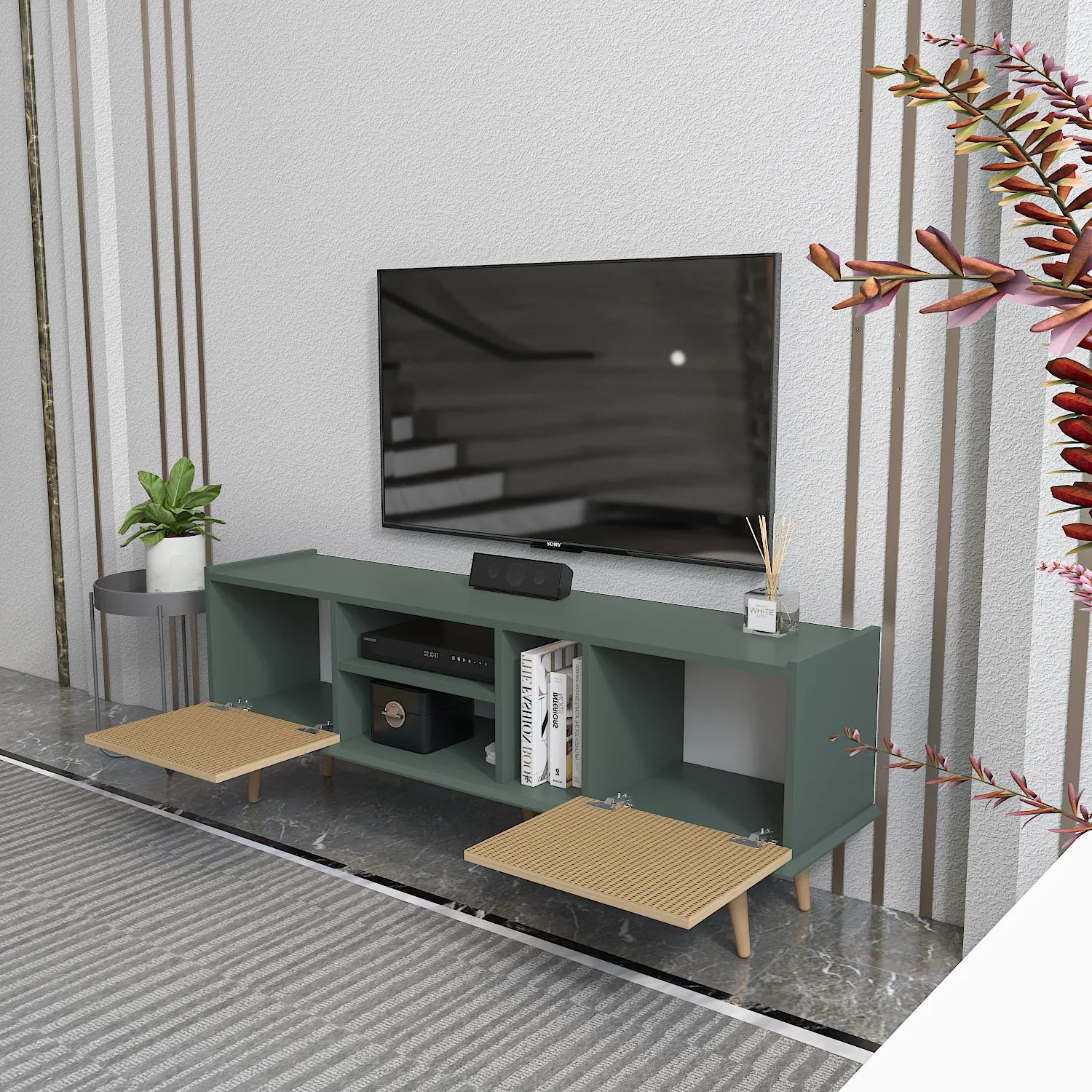 Ekvador 63" Wide TV Stand for TVs up to 72" | Media Console