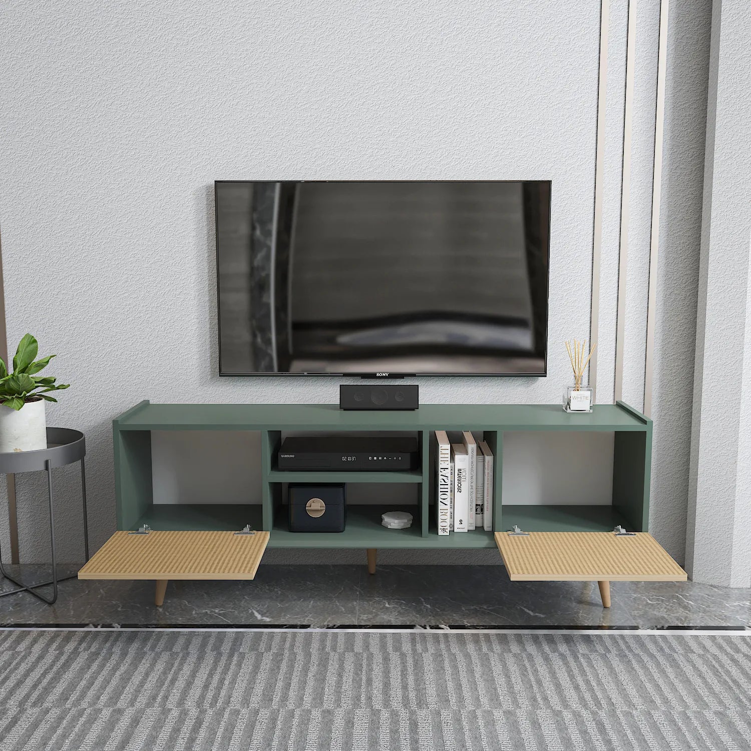 Ekvador 63" Wide TV Stand for TVs up to 72" | Media Console