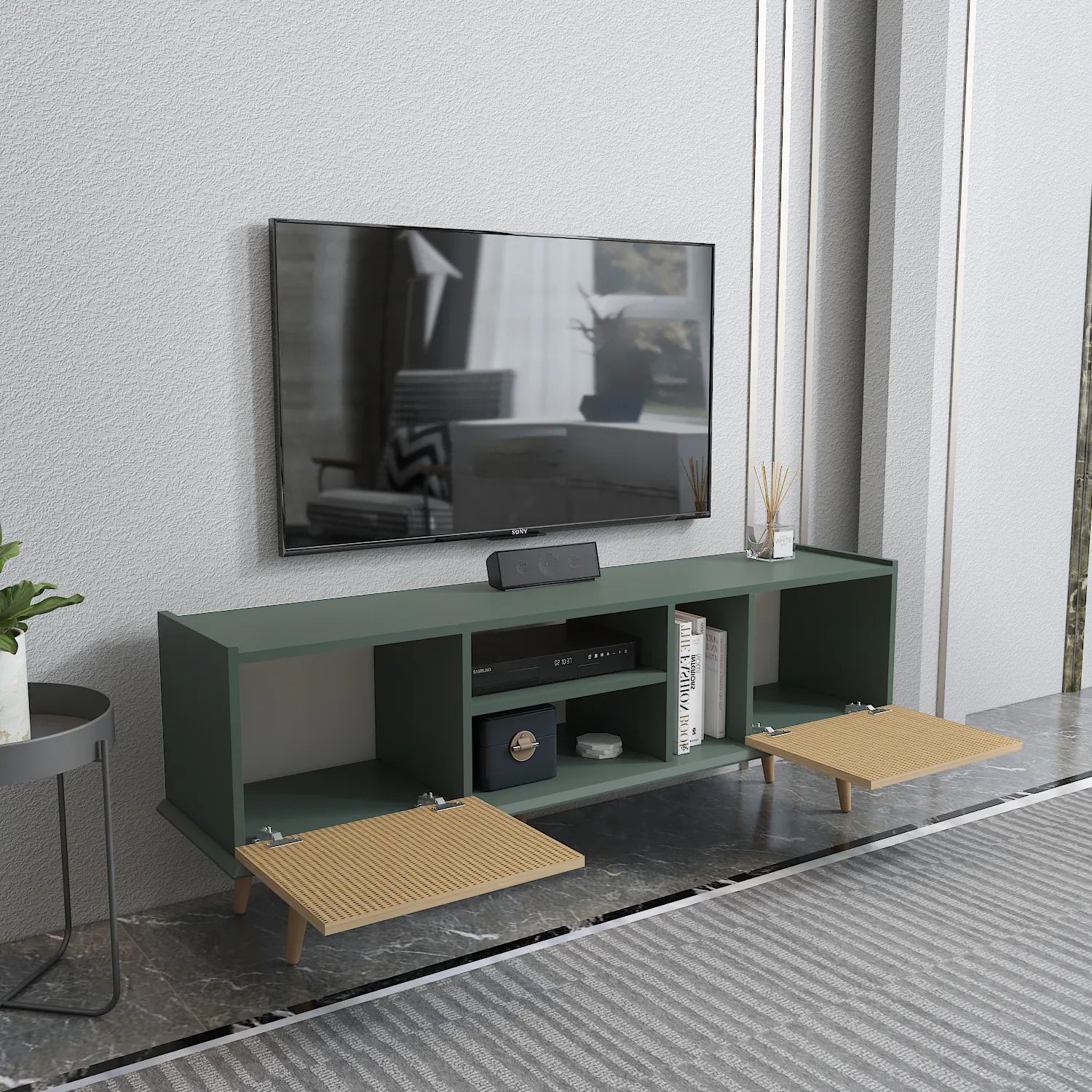 Ekvador 63" Wide TV Stand for TVs up to 72" | Media Console