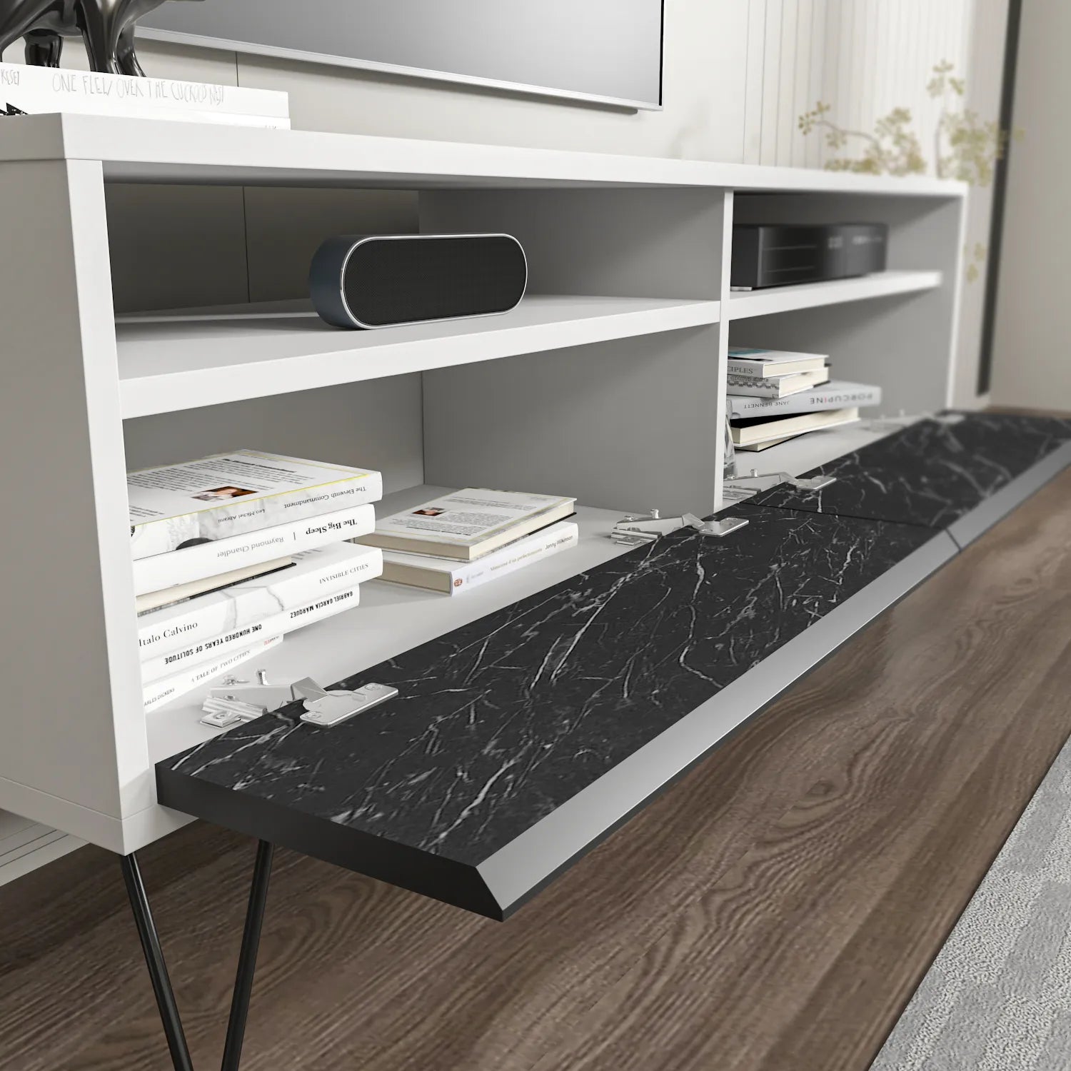 Flay 55" Wide TV Stand for TVs up to 65" | Media Console