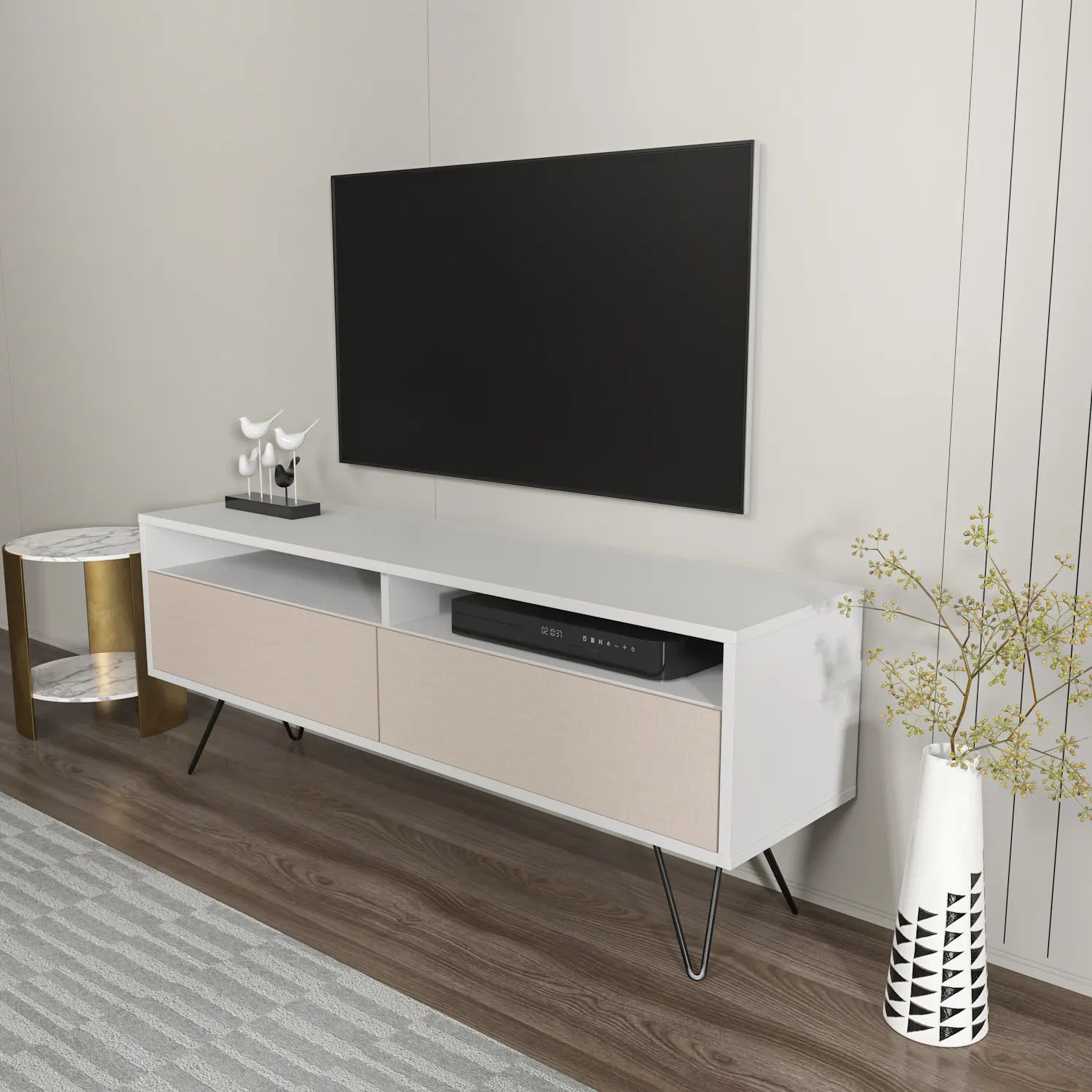 Flay 55" Wide TV Stand for TVs up to 65" | Media Console