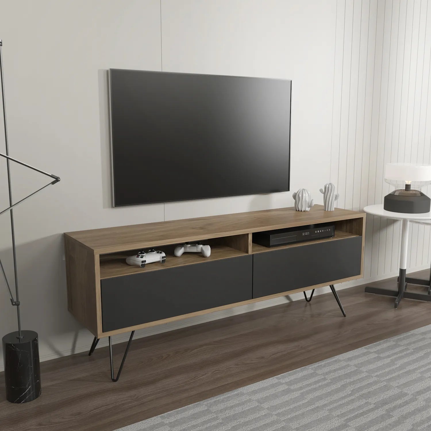 Flay 55" Wide TV Stand for TVs up to 65" | Media Console