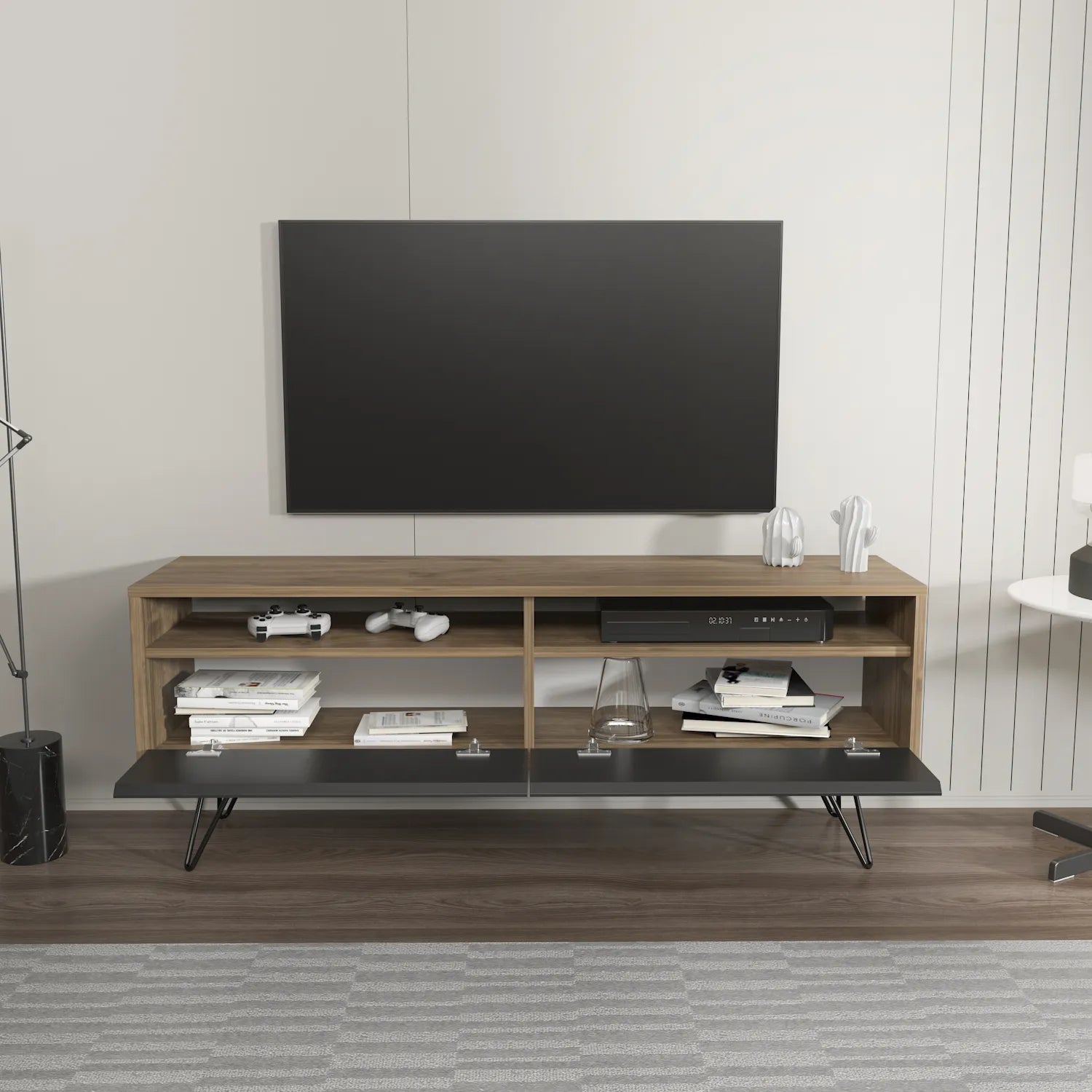 Flay 55" Wide TV Stand for TVs up to 65" | Media Console