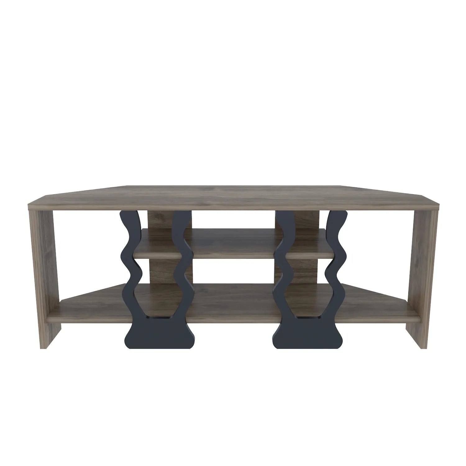 Firal 43 inch Wide Corner TV Stand Media Console for TVs up to 49 inch