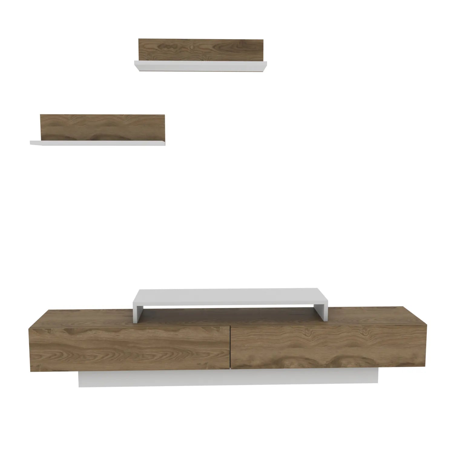lusi tv stand oud oak white background