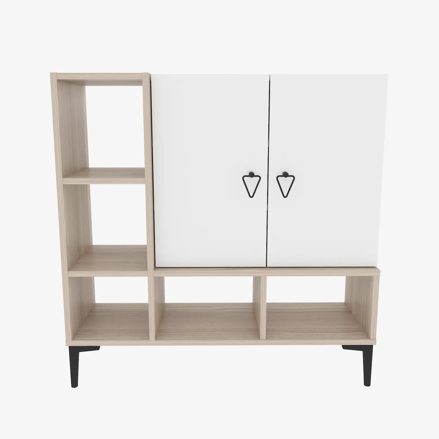 Platin Modern Shoe Cabinet with Ample Storage | Cupboard