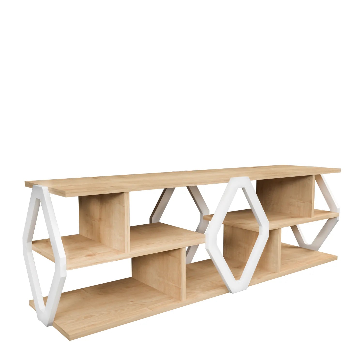 Erisa 55 inch Wide TV Stand Media Console for TVs up to 60 inch