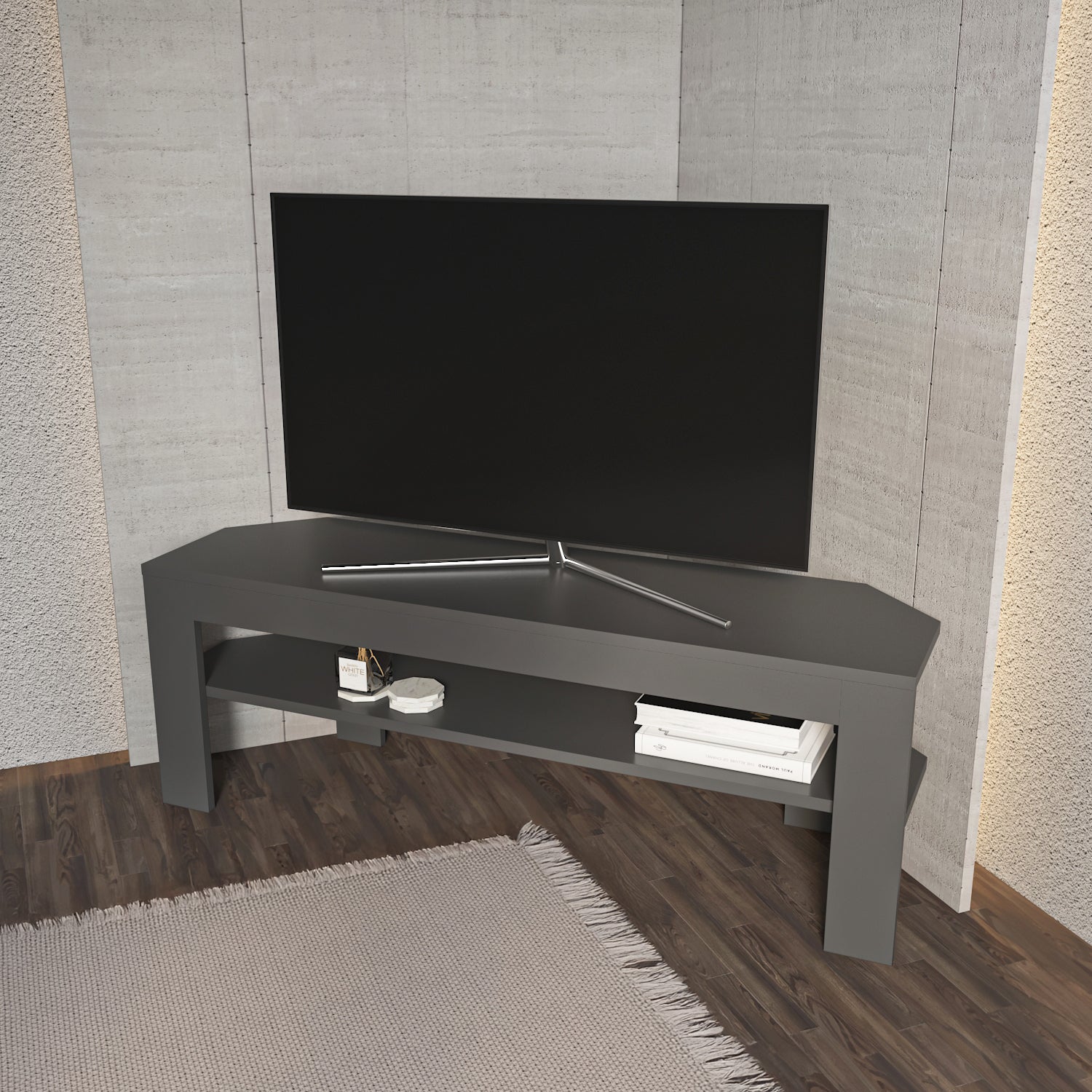 Rita 47" Wide Corner TV Stand