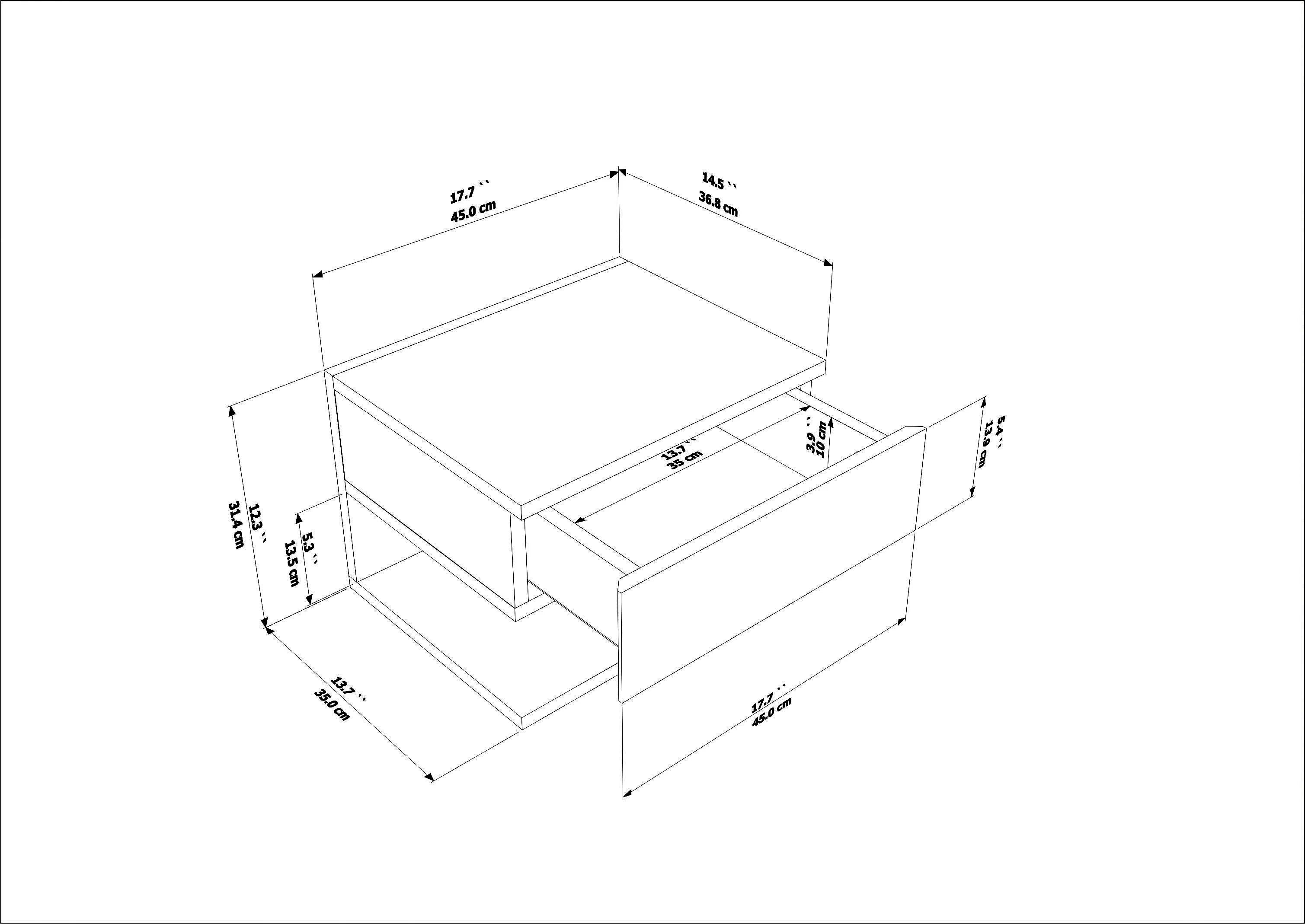 Vivid Floating Nightstand