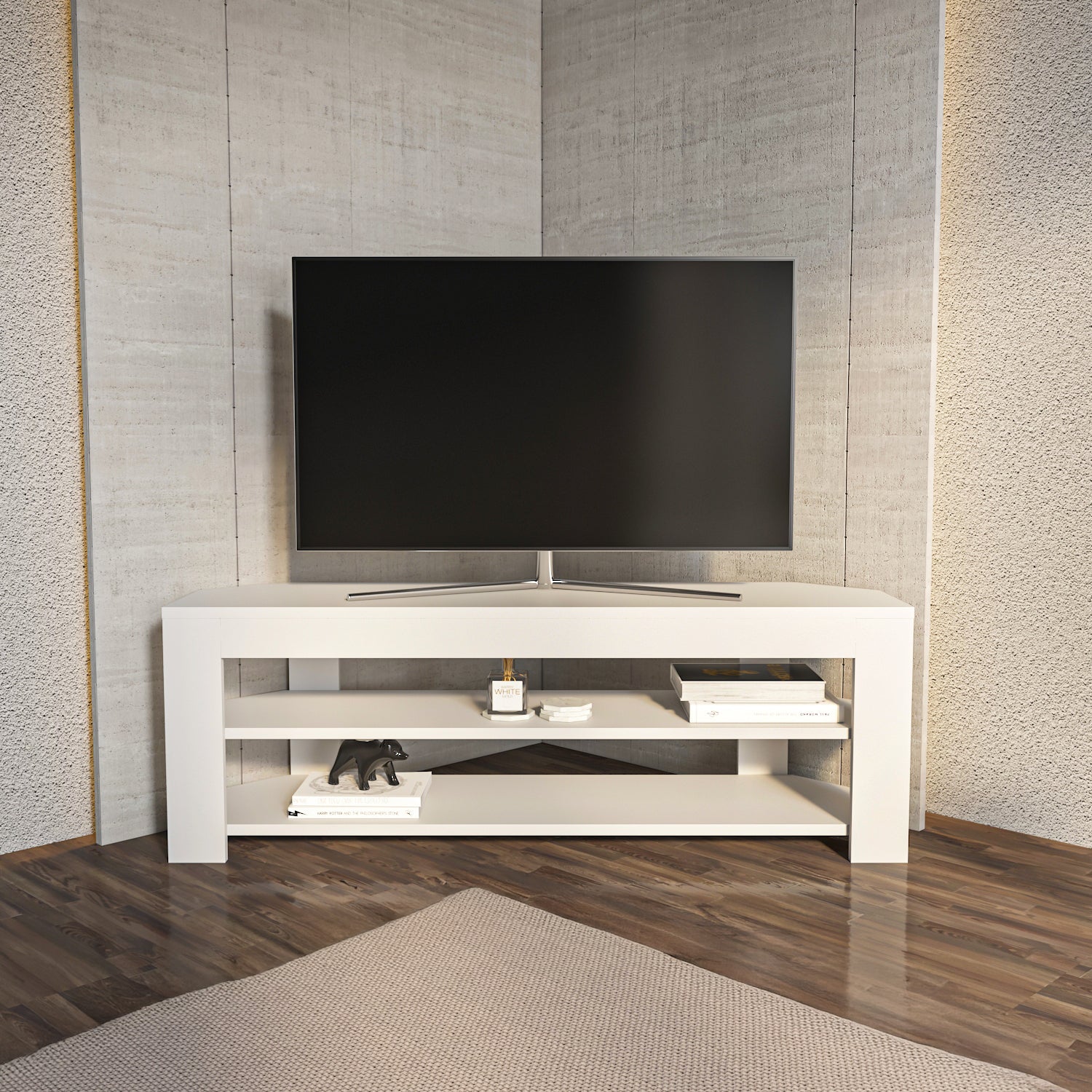 Rita 47" Wide Corner TV Stand