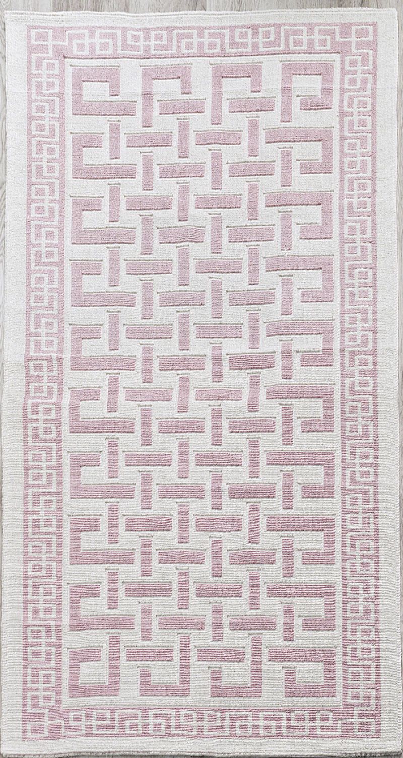 Labyrinth 100% Turkish Cotton Washable Bohemian Area Rug - Decorotika