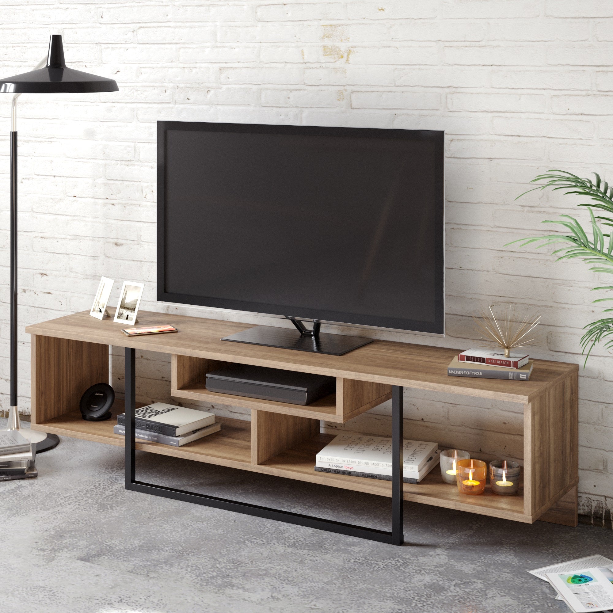 Asal 59'' TV Stand Media Consol for Up To 65'' TVs