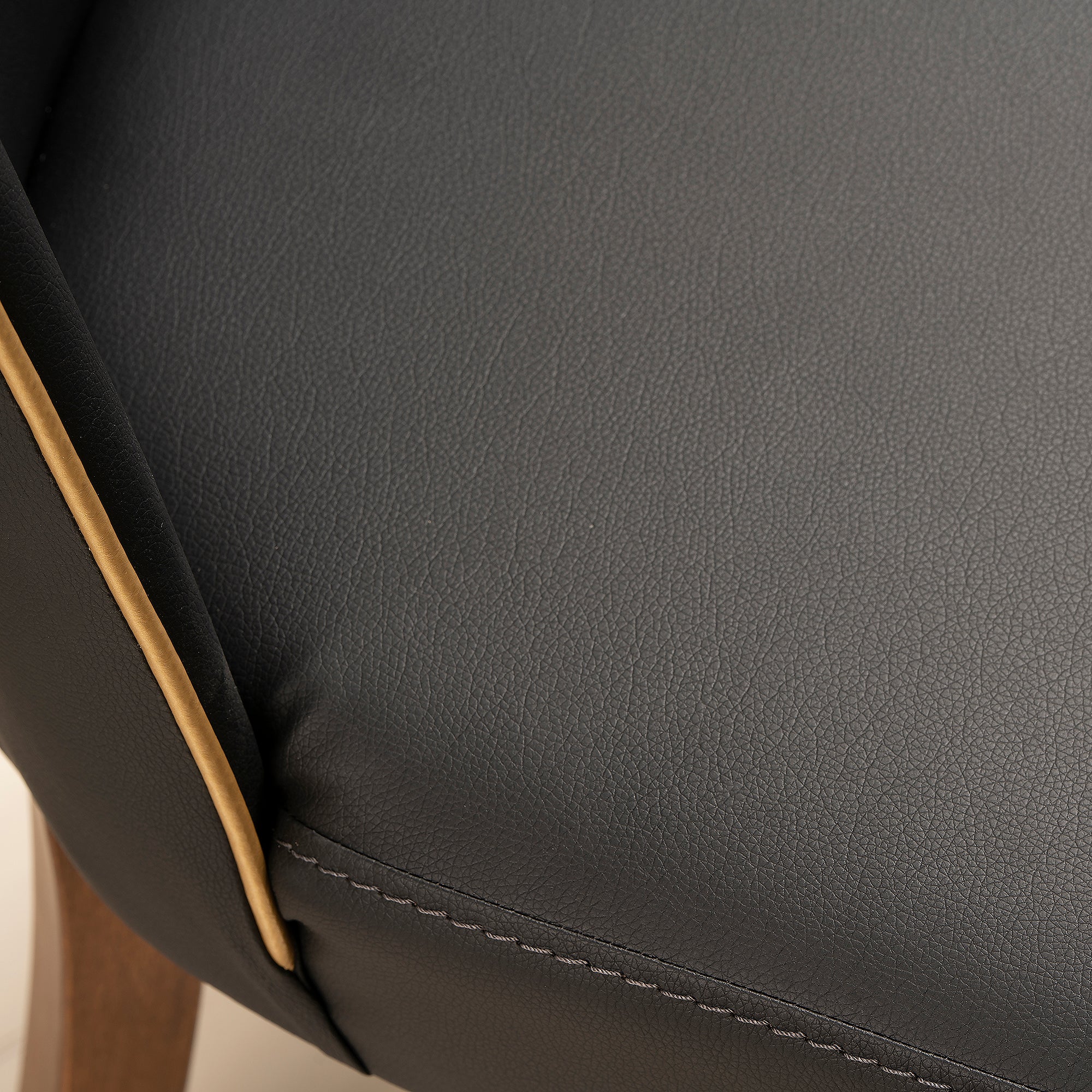 Pars Chair - Black & Walnut Set of 2