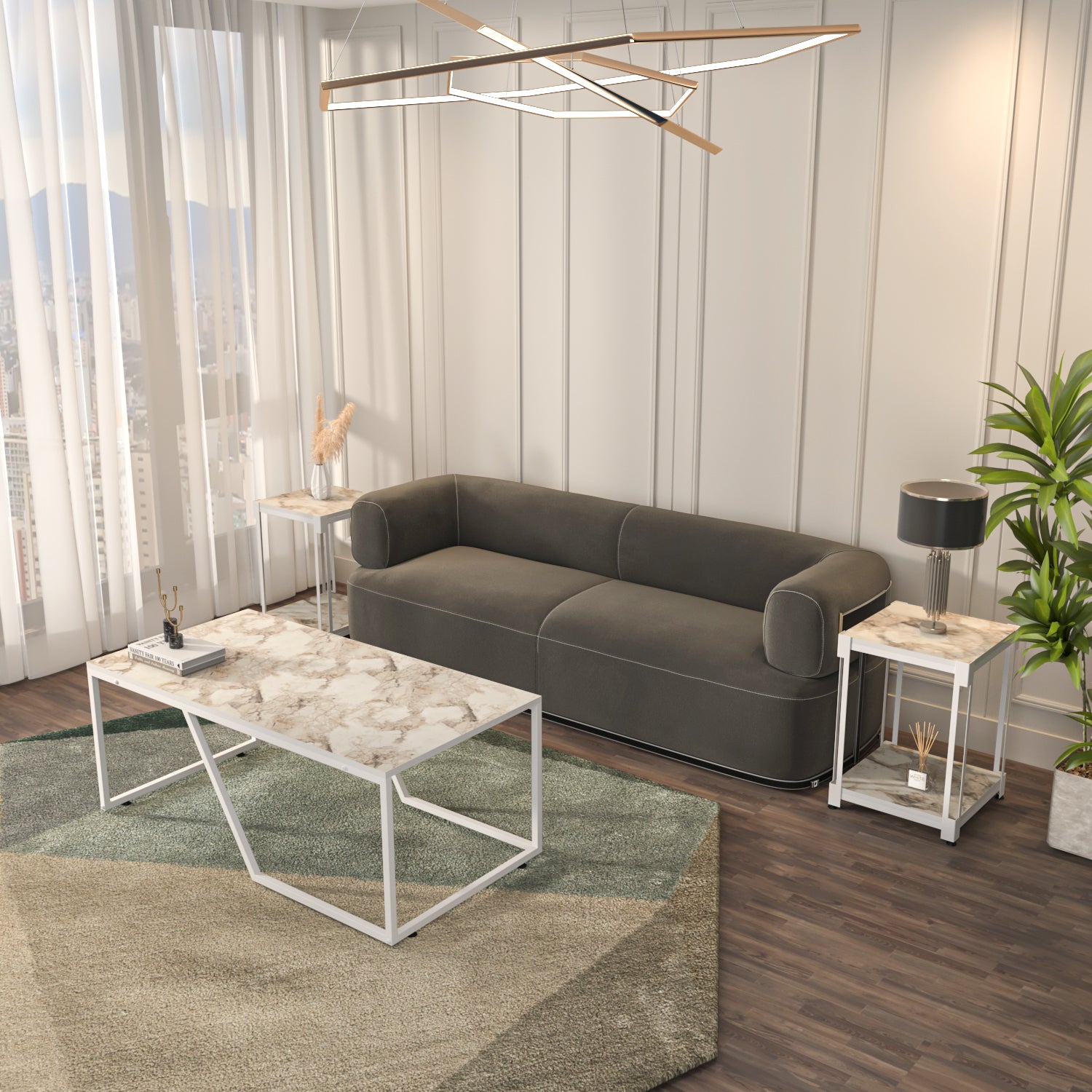 Wendy & Zenas Living Room Table Set