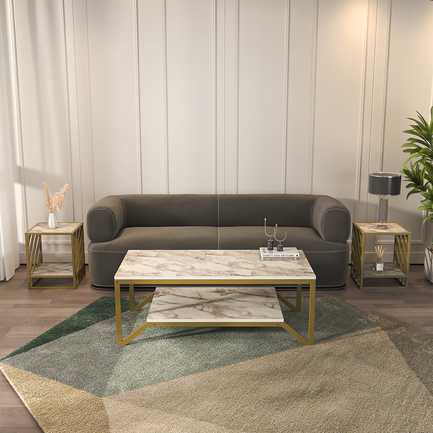 Flora & Norm Living Room Table Set