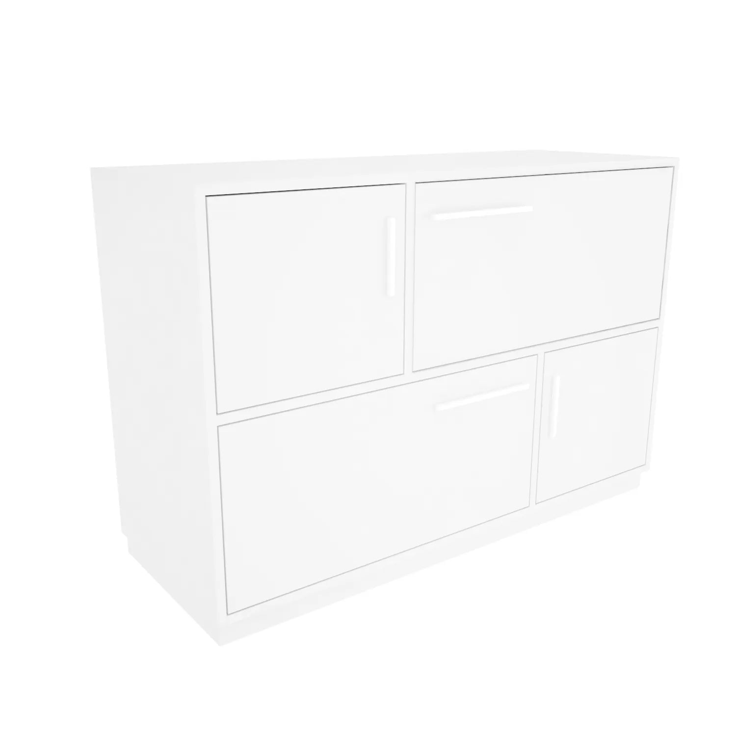 Mares 47" Wide Console with 4 Cabinets | Sideboard