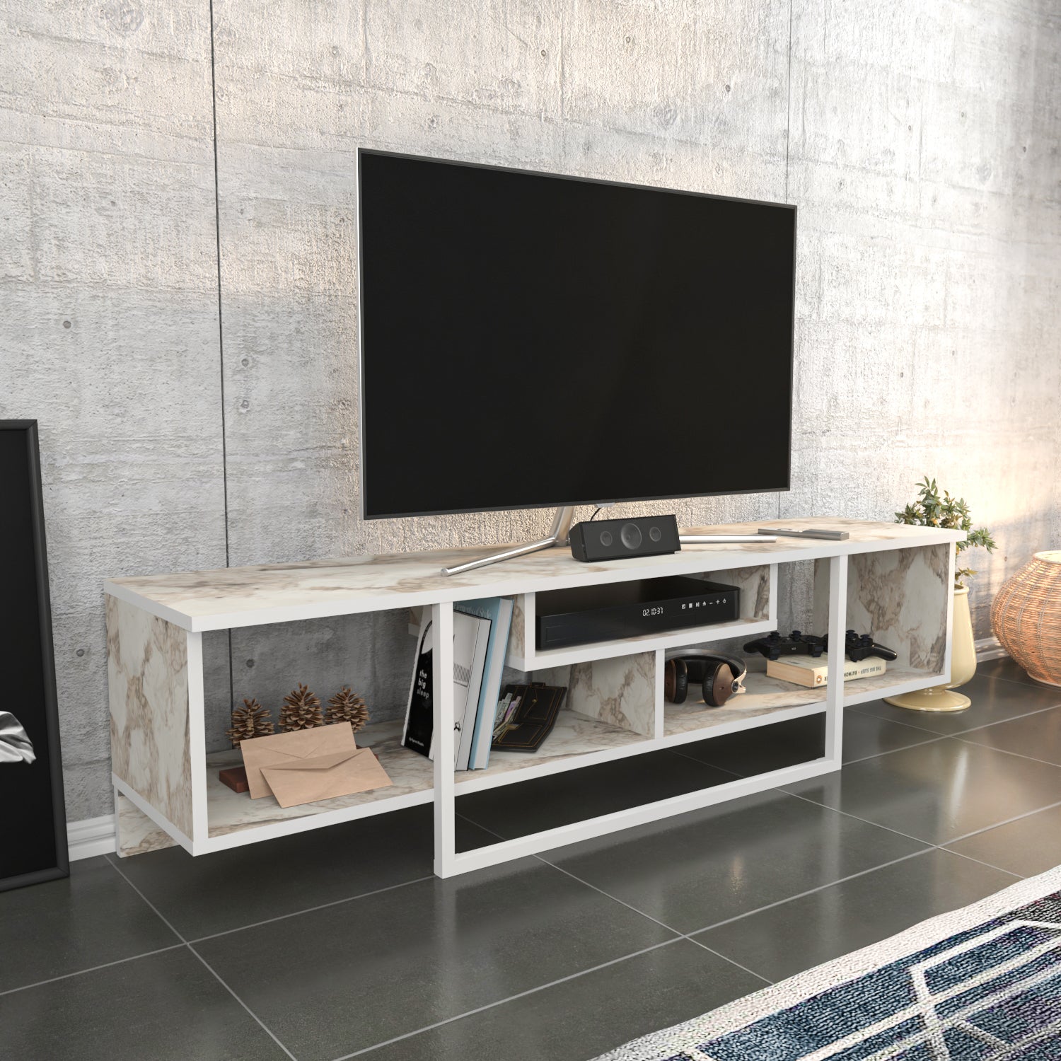 Asal 59'' TV Stand Media Consol for Up To 65'' TVs