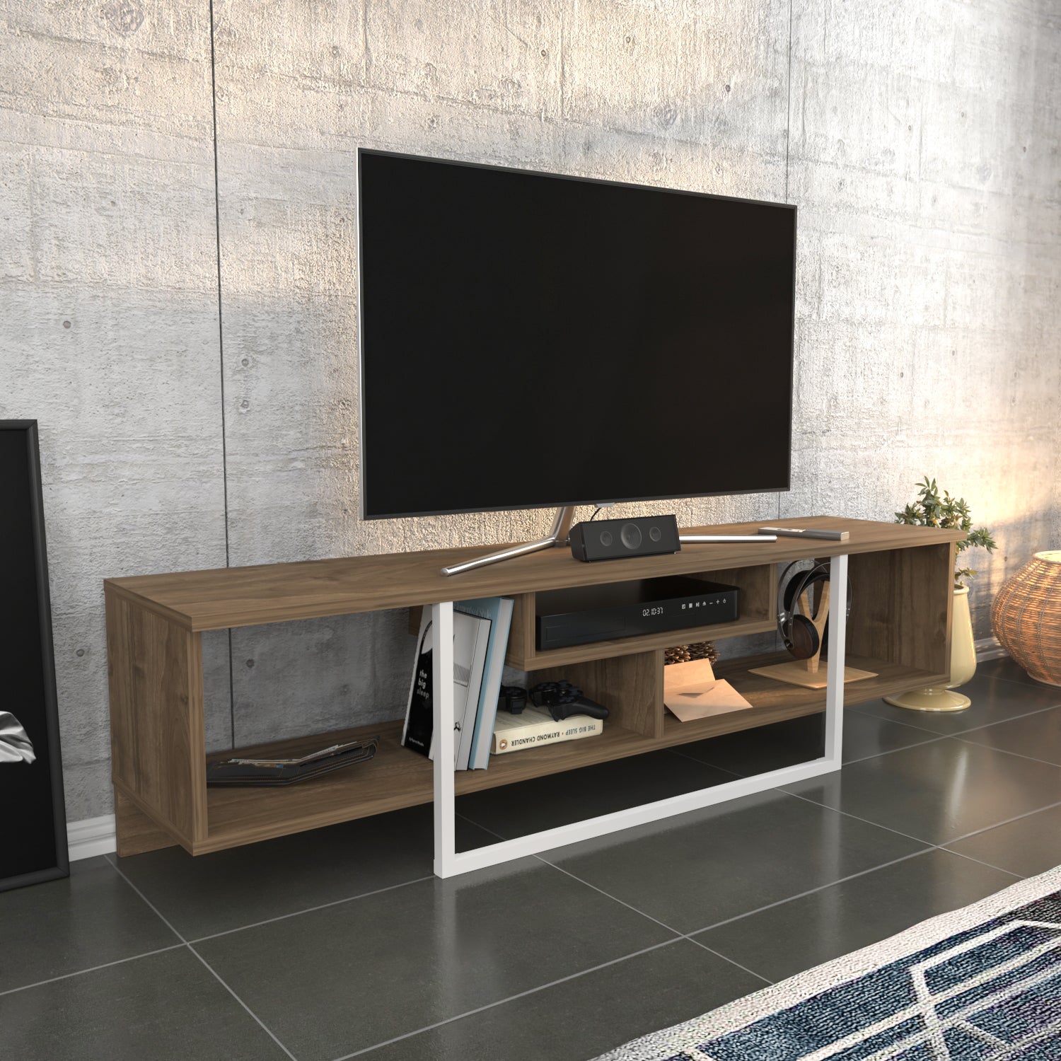 Asal 59'' TV Stand Media Consol for Up To 65'' TVs