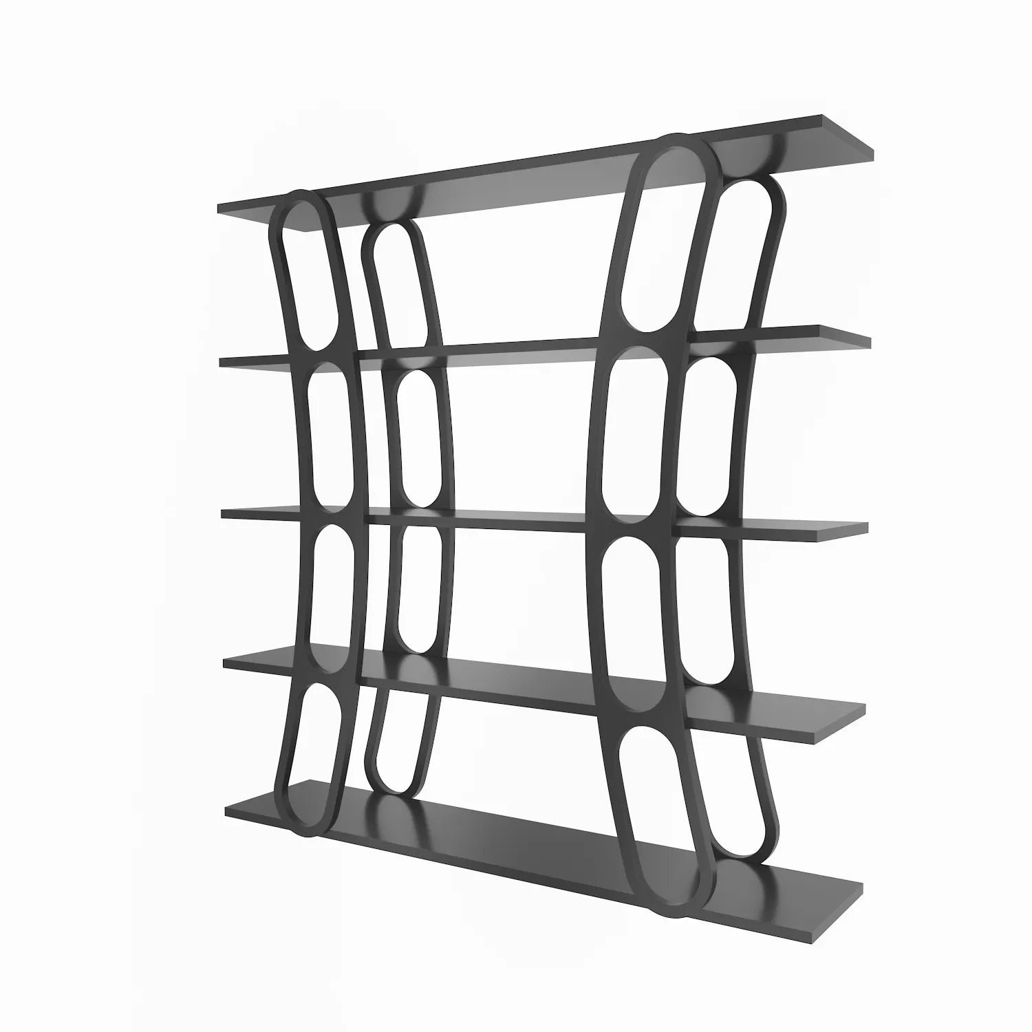 Adar 47" Tall Bookcase | Bookshelf | Display Unit