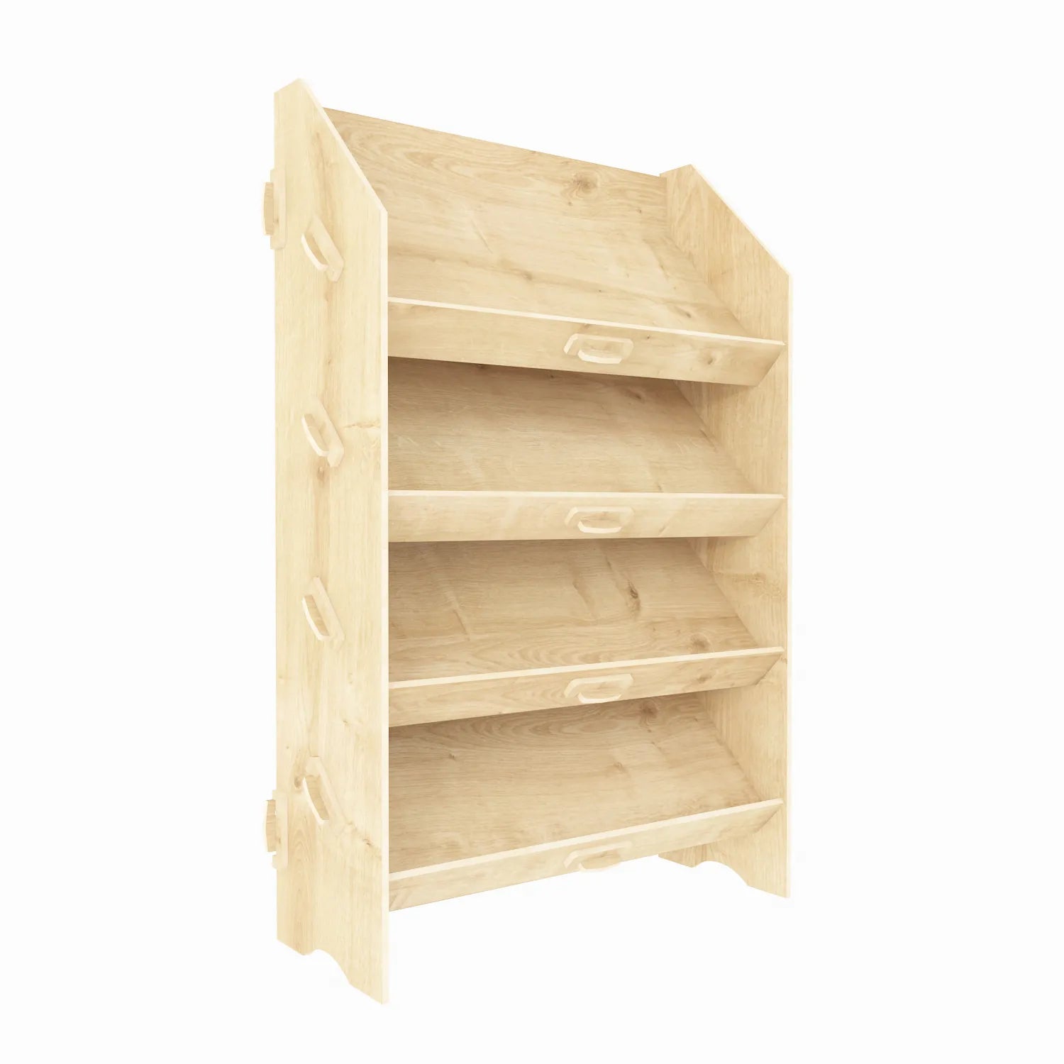 Liva 54 Tall MDF Corner Bookcase | Bookshelf | Display Unit