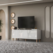 Bohem 71'' Mid-Century Modern TV Stand Console with Solid Wood Legs for up to 80" TVs