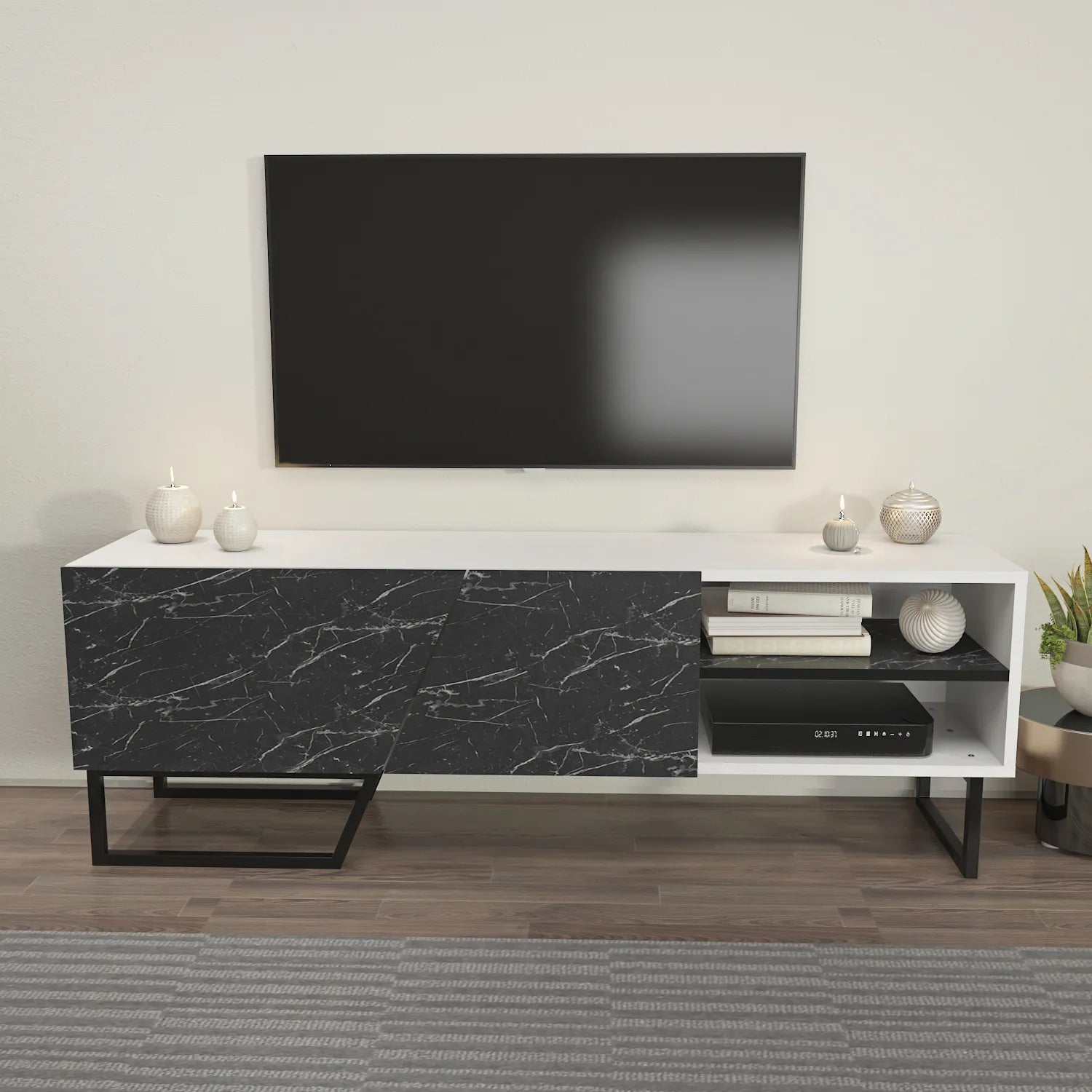 Denasse 60" Wide Modern TV Stand and Media Console