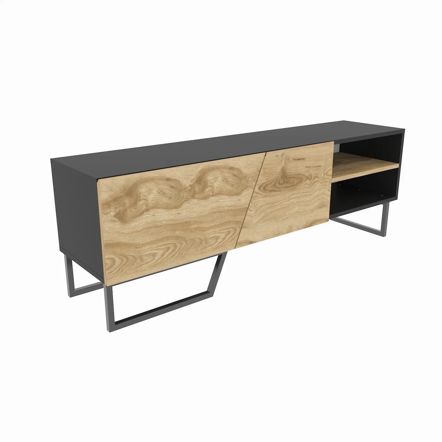 Denasse 60" Wide Modern TV Stand and Media Console