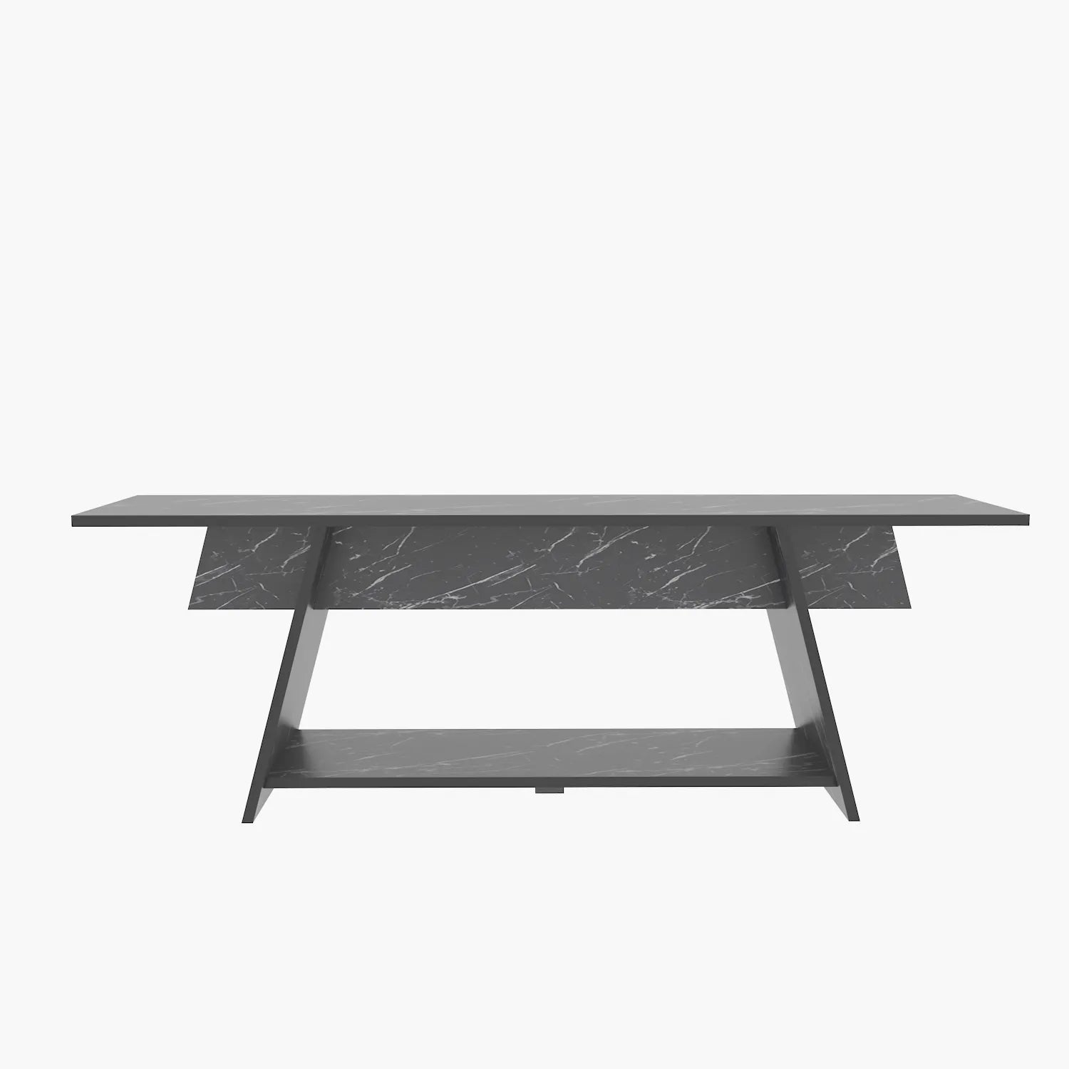 Lanca 59" Wide Minimalist TV Stand Media Console | Streamlined Design for TVs up to 68"