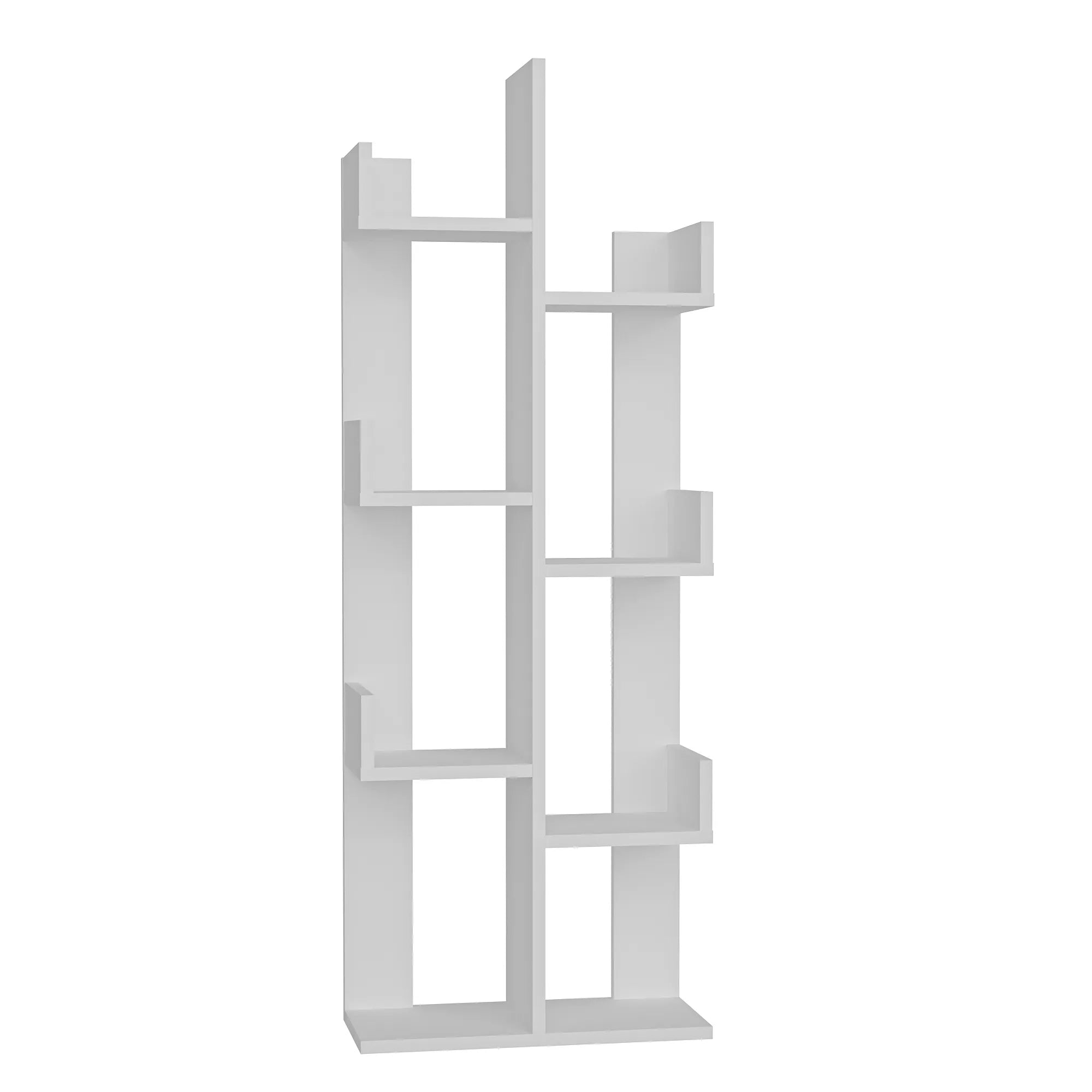 Luisa 54 in Tall Modern Tree Style Bookshelf