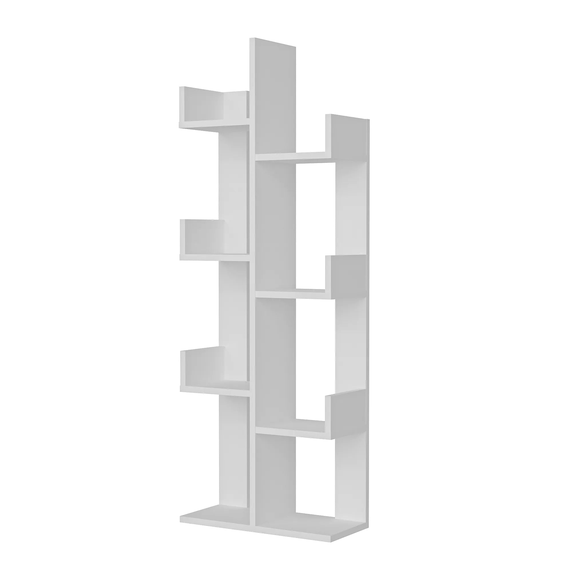 Luisa 54 in Tall Modern Tree Style Bookshelf