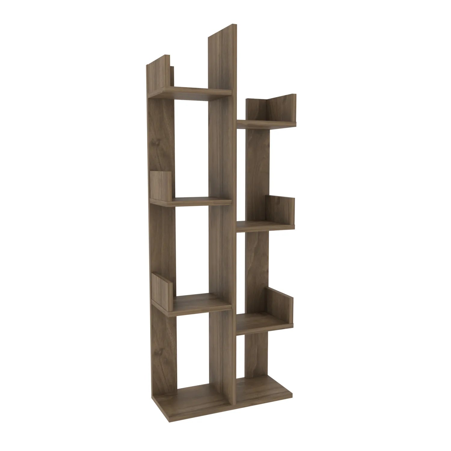 Luisa 54 in Tall Modern Tree Style Bookshelf