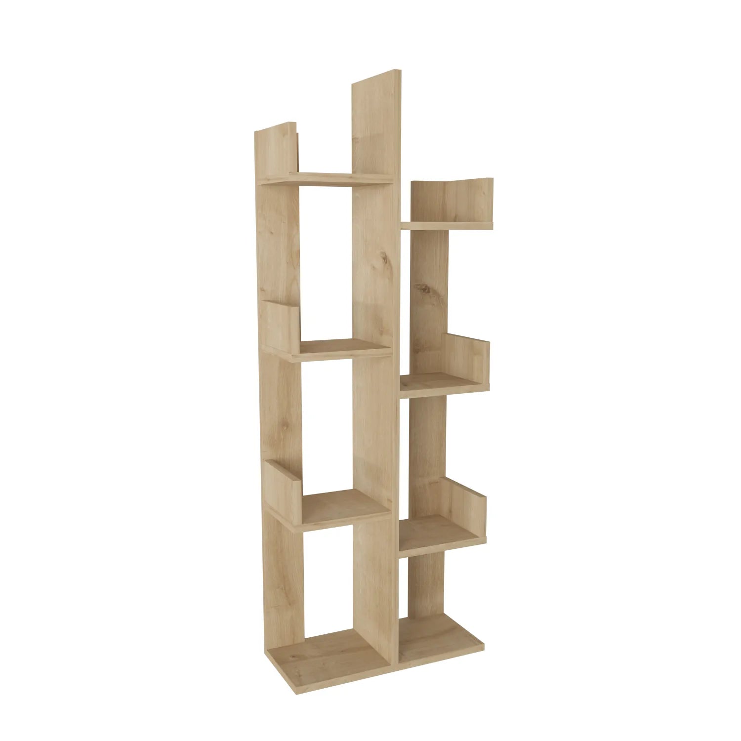 Luisa 54 in Tall Modern Tree Style Bookshelf