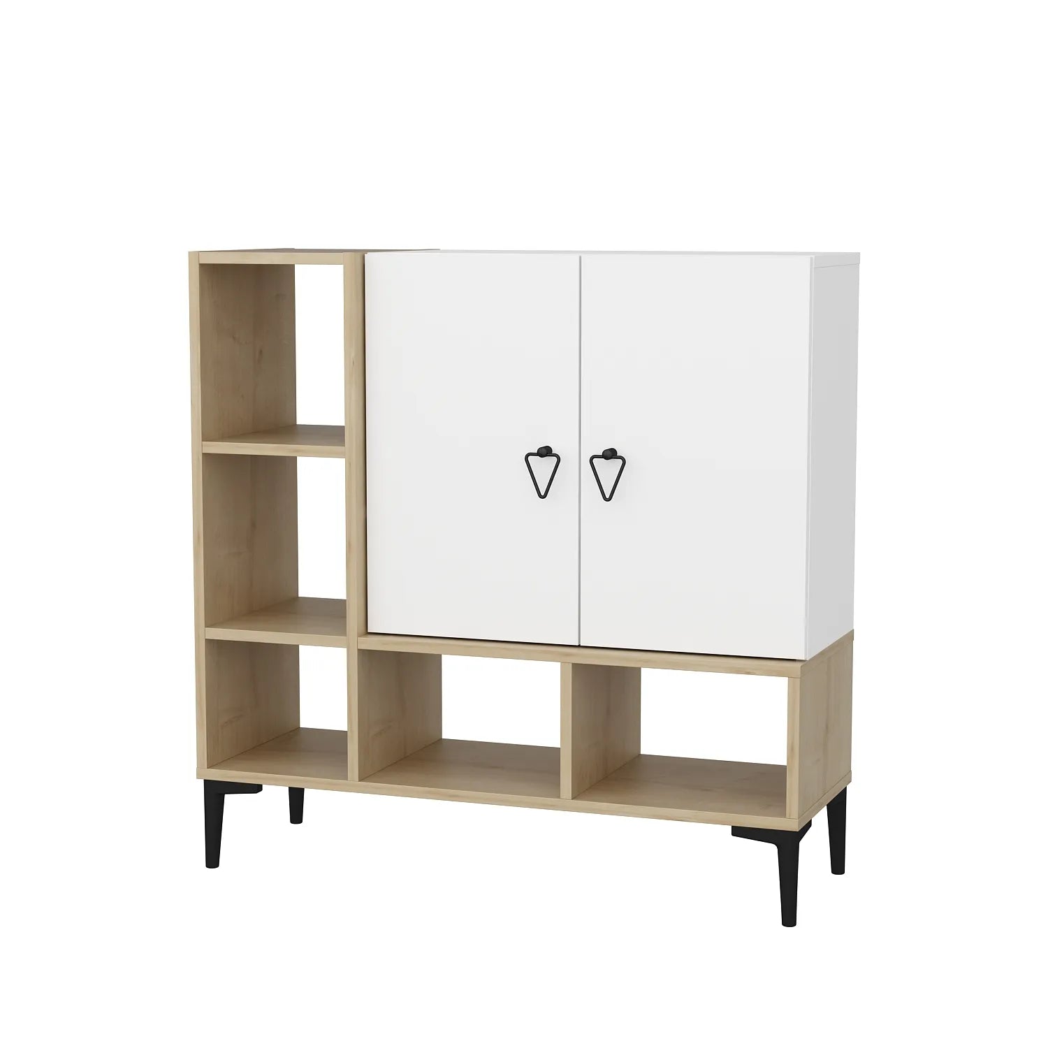 Platin Modern Shoe Cabinet with Ample Storage | Cupboard