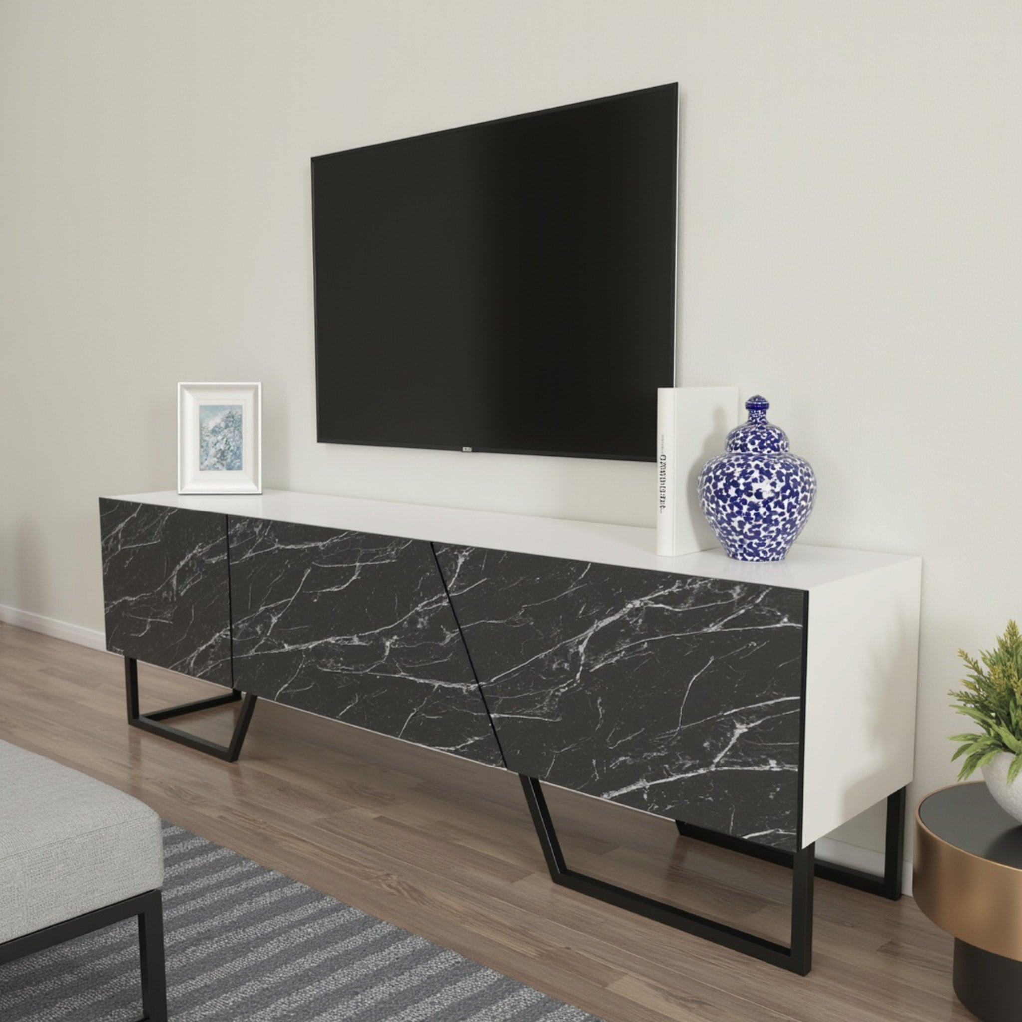 Parla 59" Modern TV Stand & Media Console for TVs up to 65"