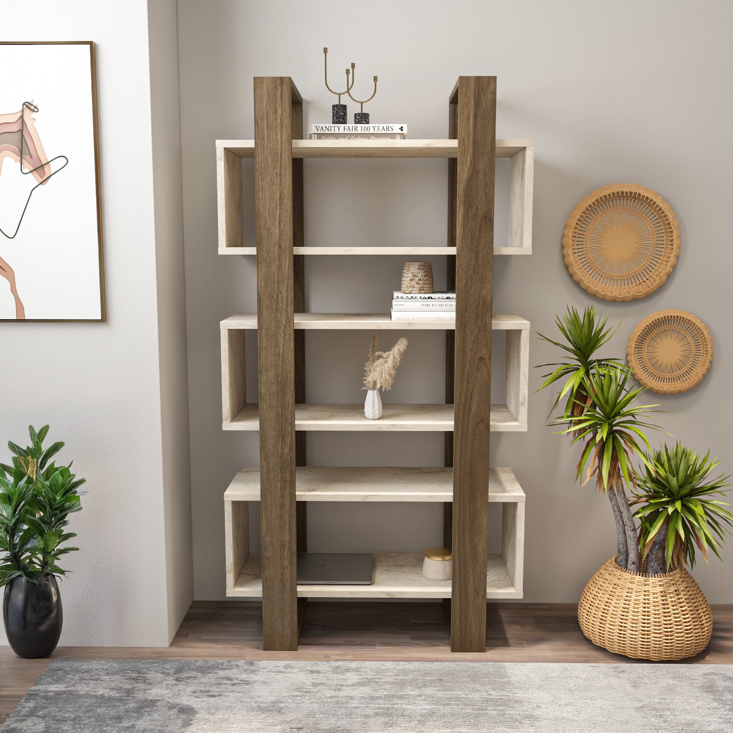 Reina 59" Tall Bookcase