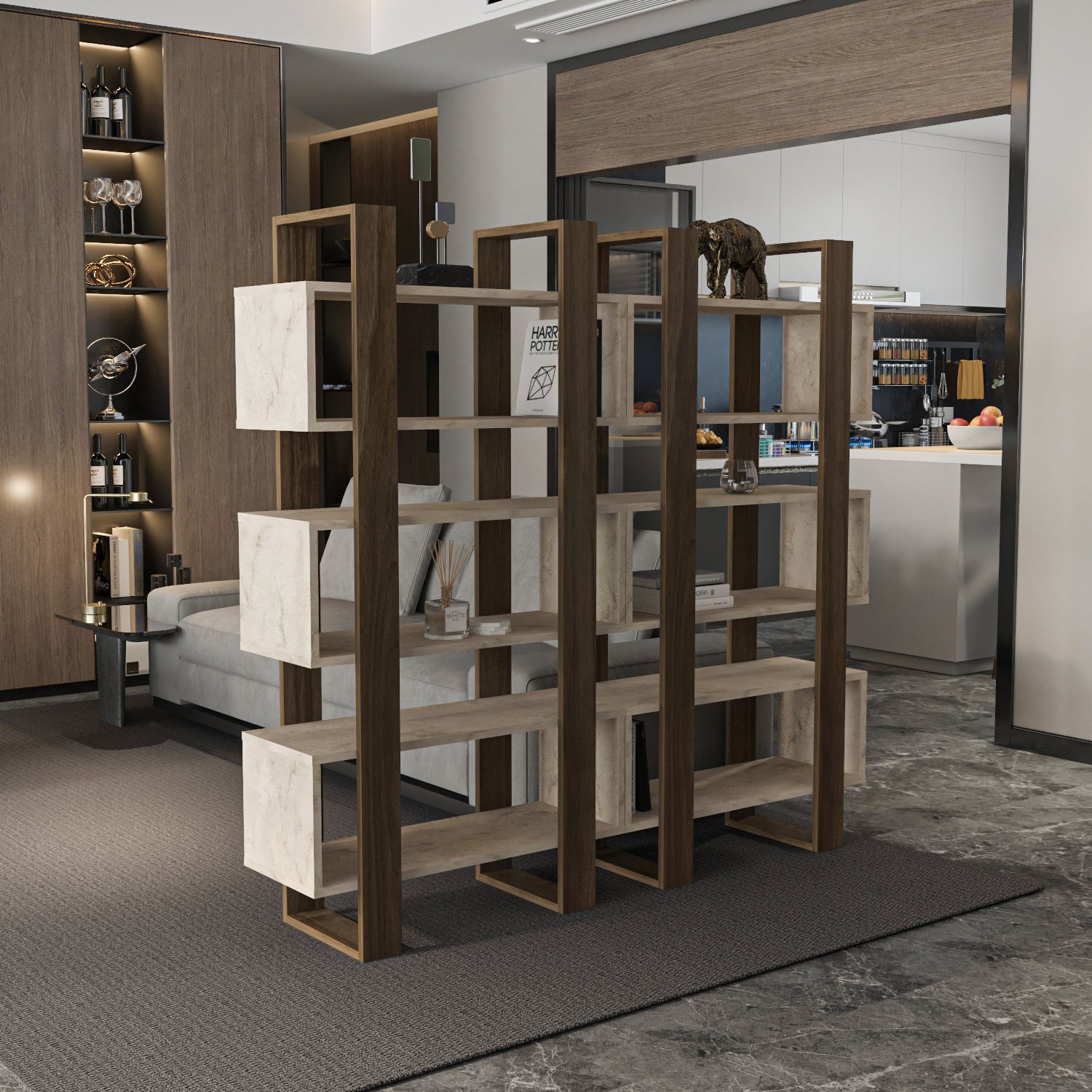 Reina 59" Tall Bookcase