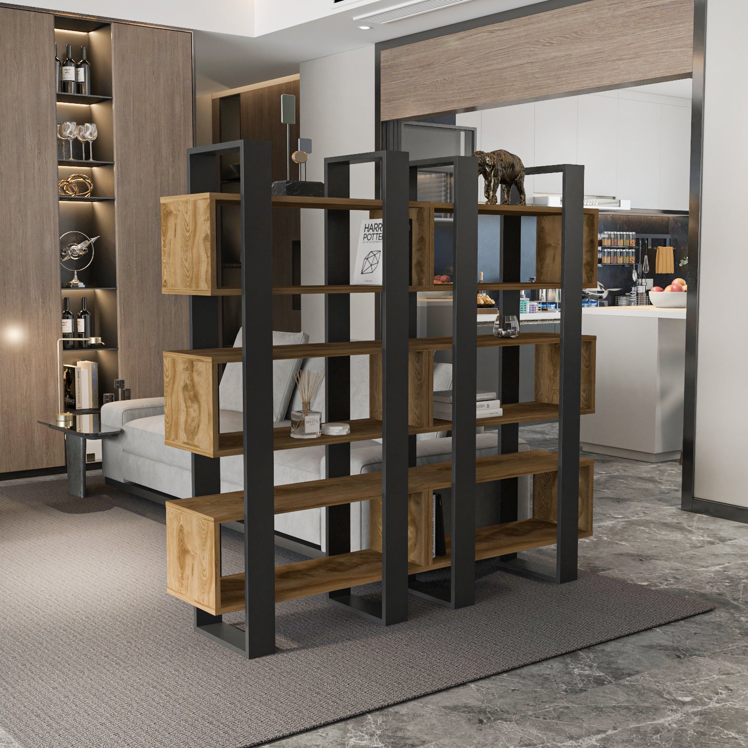 Reina 59" Tall Bookcase