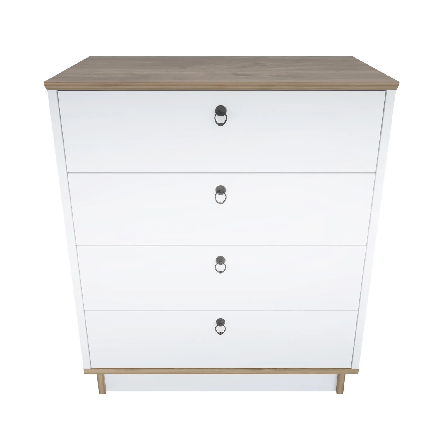 Sahra 28" Wide Modern Dresser with Four Drawers | Lingerie Chest