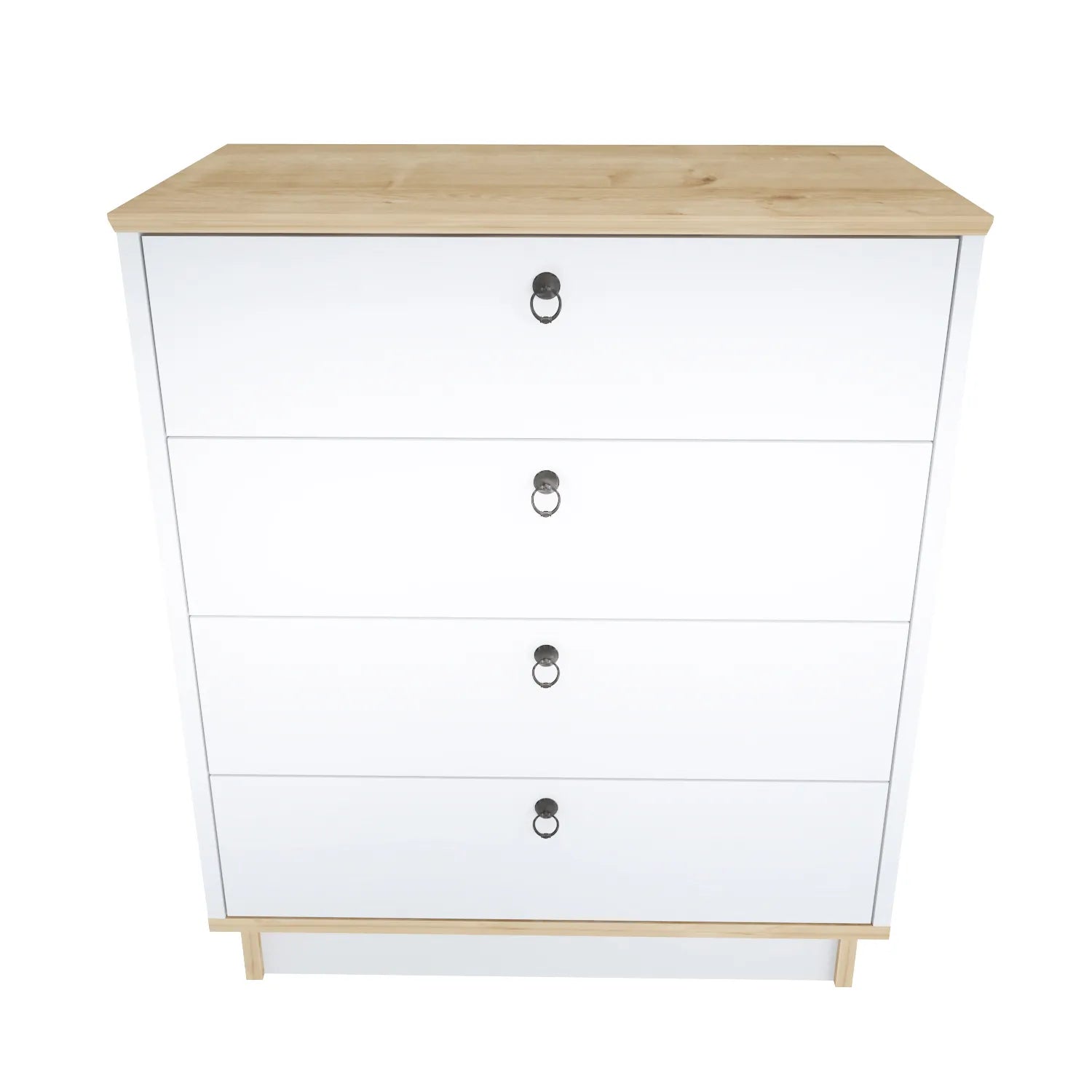 Sahra 28" Wide Modern Dresser with Four Drawers | Lingerie Chest