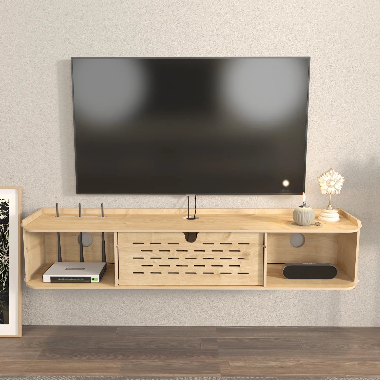 Sima 46" Wide Floating TV Stand and Media Console