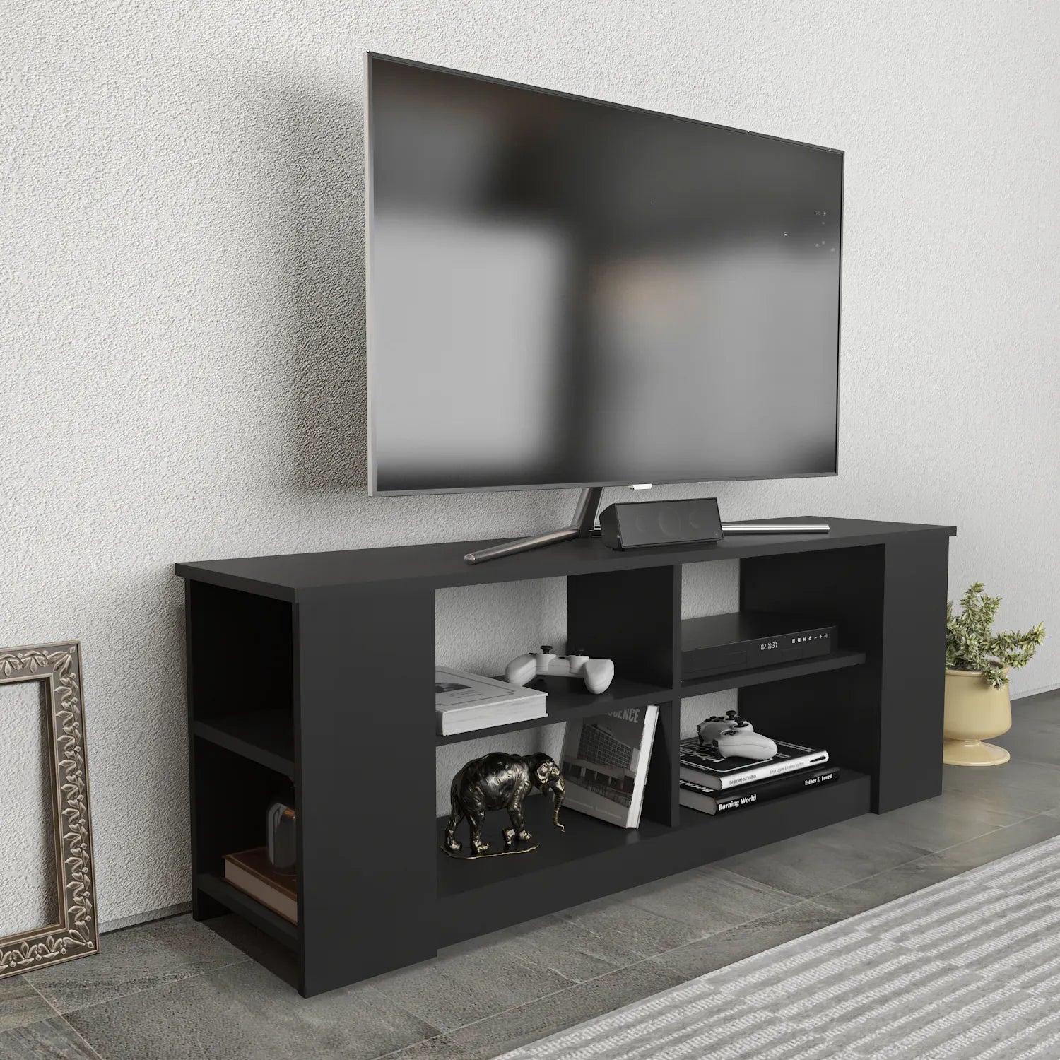 Space 55" Wide TV Stand for TVs up to 65'' | Media Console